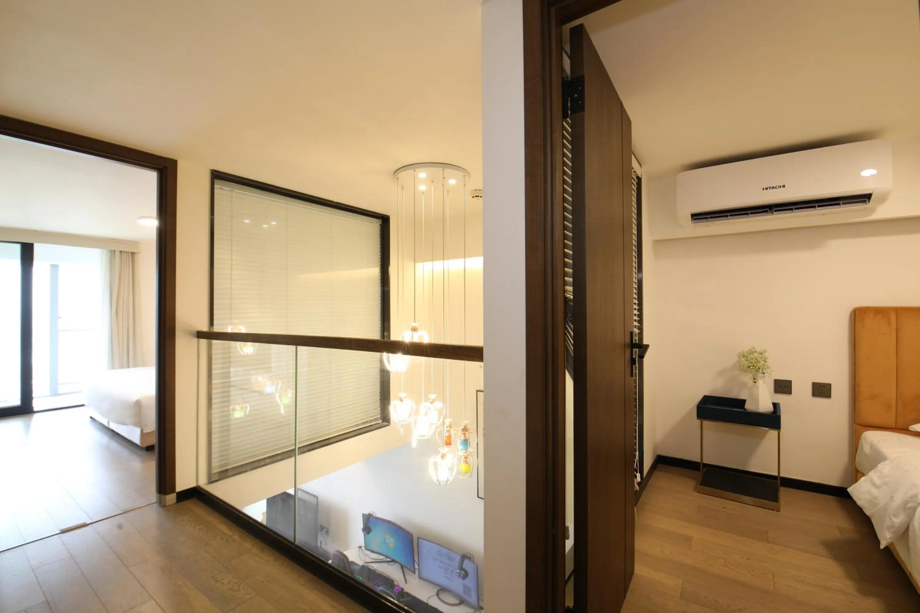 Bed in Xinghe Times Apartment - Shenzhen North Railway Station