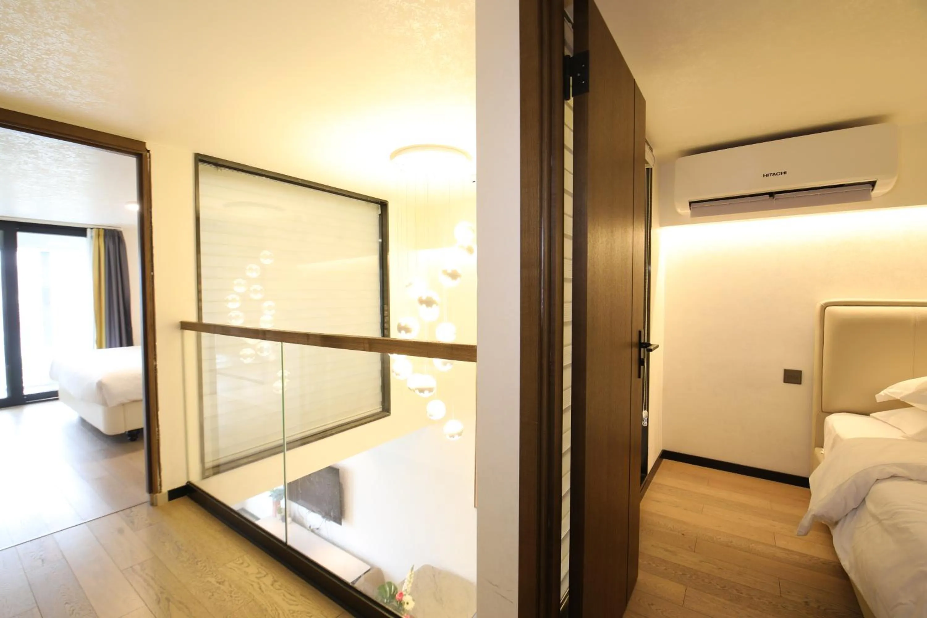 Bedroom, Bed in Xinghe Times Apartment - Shenzhen North Railway Station