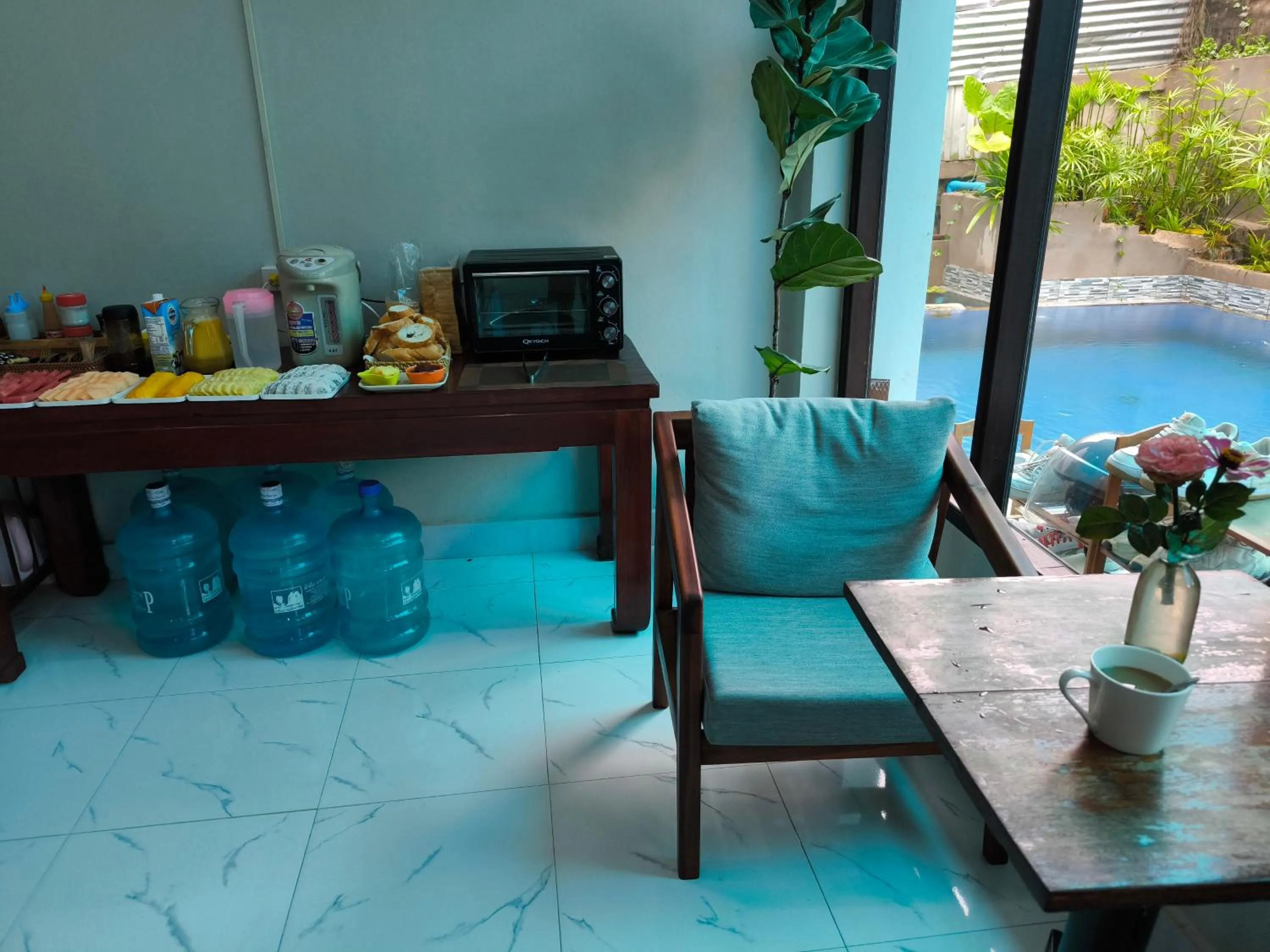 Food and drinks in VangVieng Dokchampa Resort