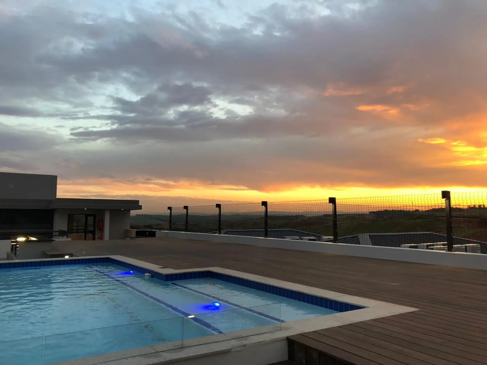 Pool view in Zimbali Lakes Boulevard Suite 257