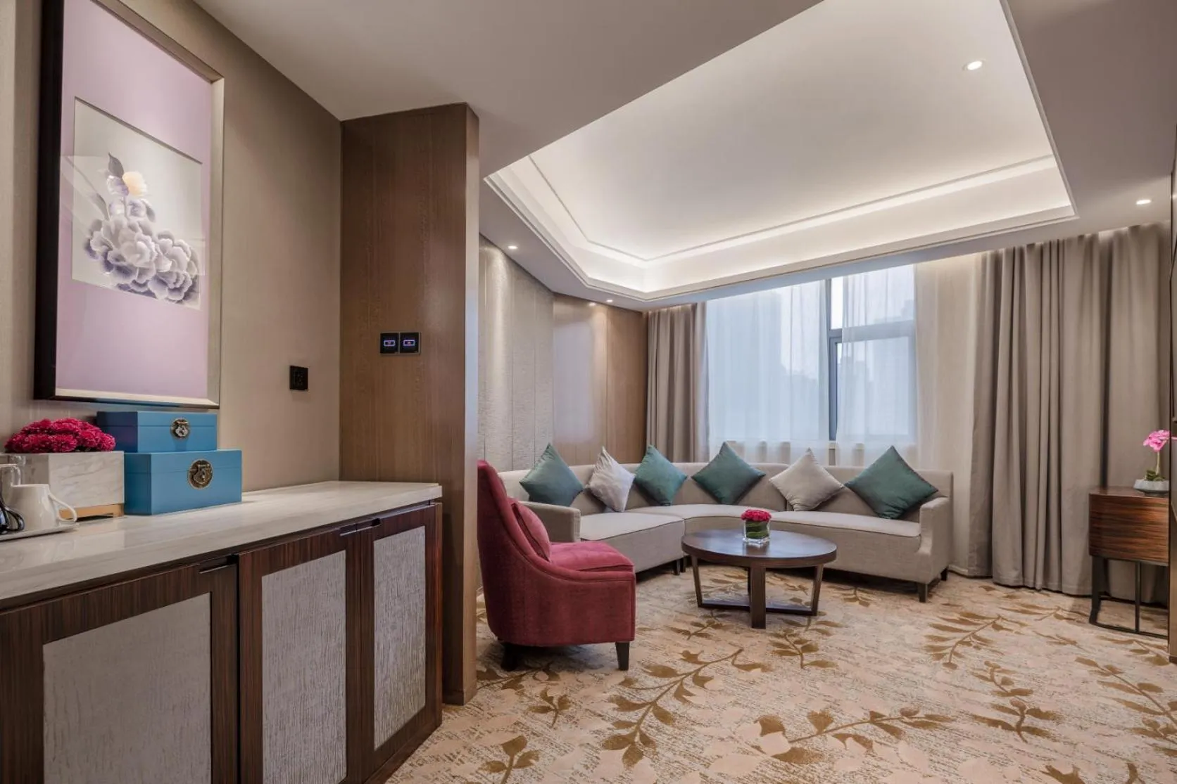 Living room in Wuhan Hongguang Hotel