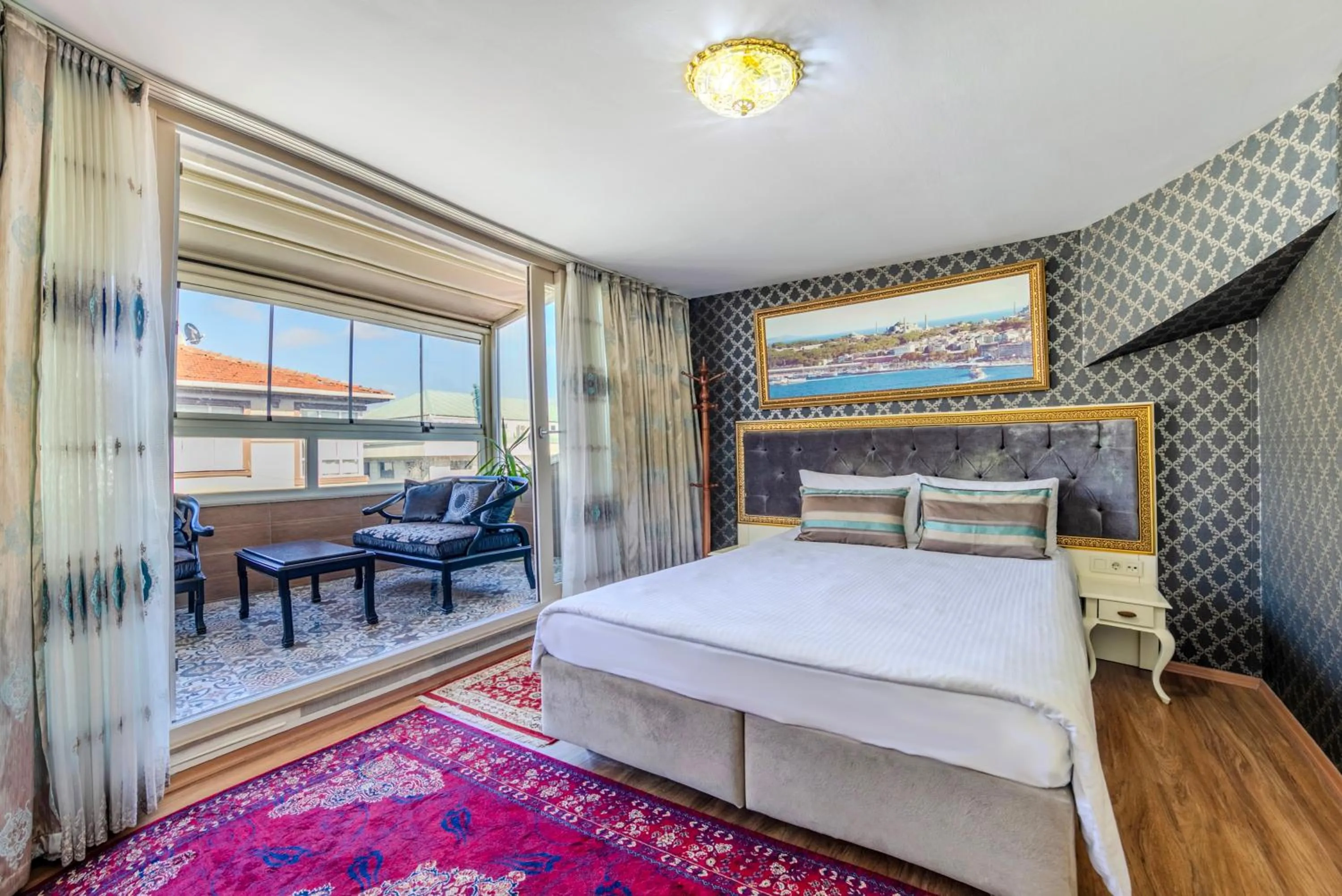 Bed in Lemis Suite Istanbul