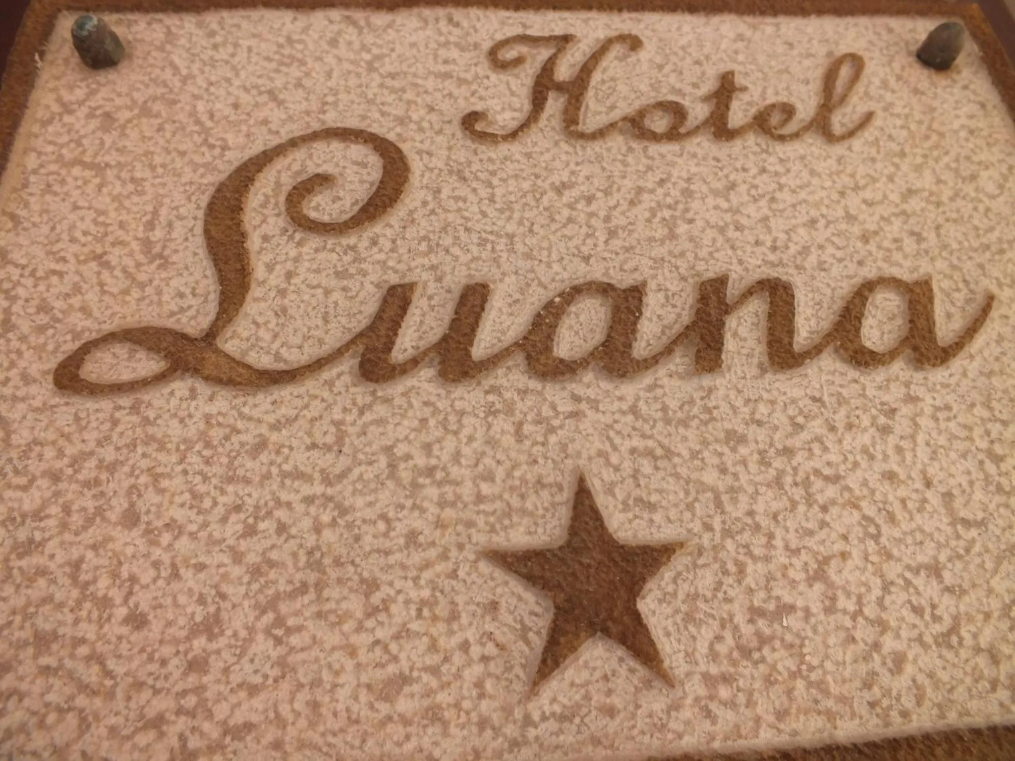 Property logo or sign in Hotel Luana