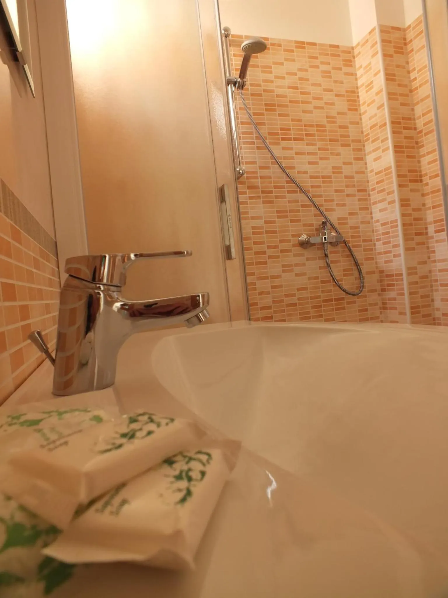 Shower in Hotel Luana