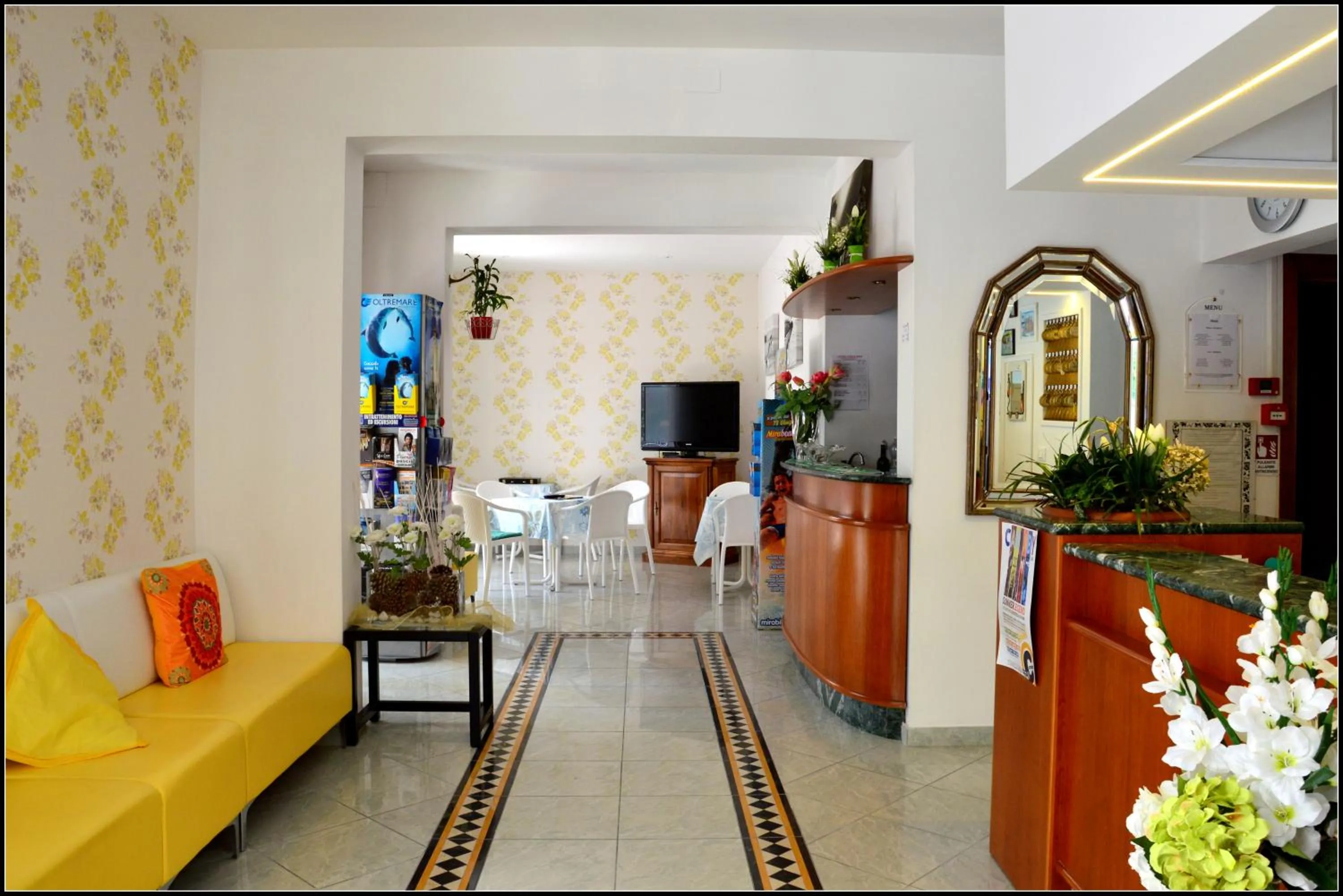 Lobby or reception in Hotel Luana