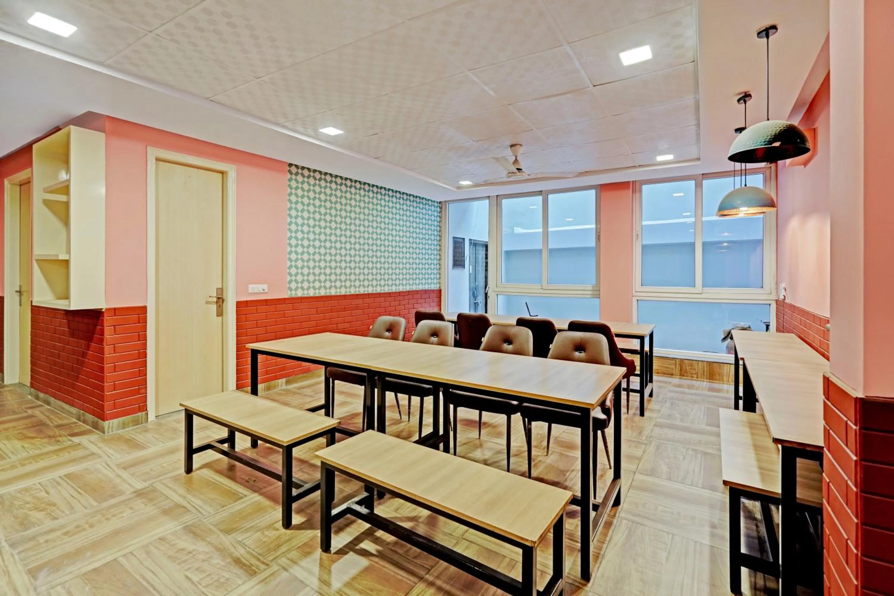 Dining area in The Byke Express Medicity Near Medanta