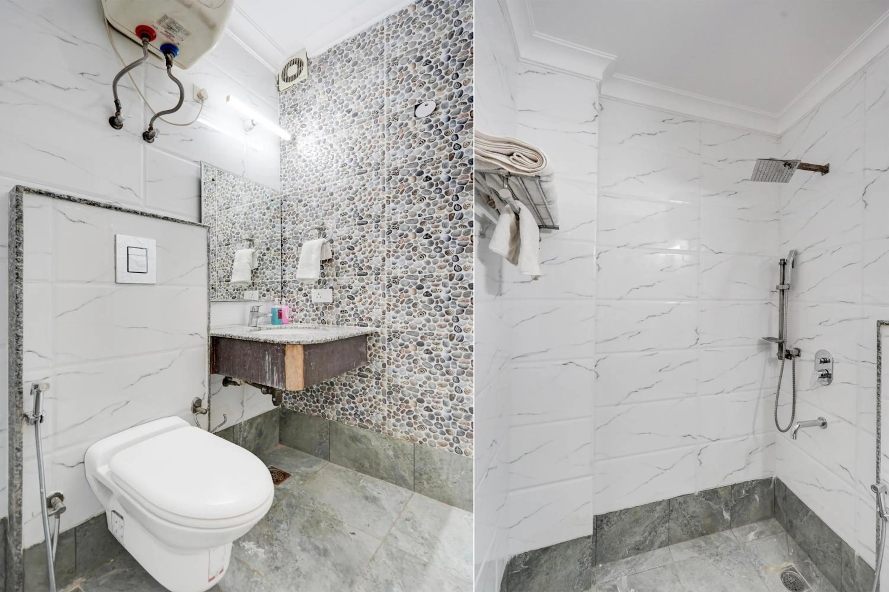 Shower in The Byke Express Medicity Near Medanta