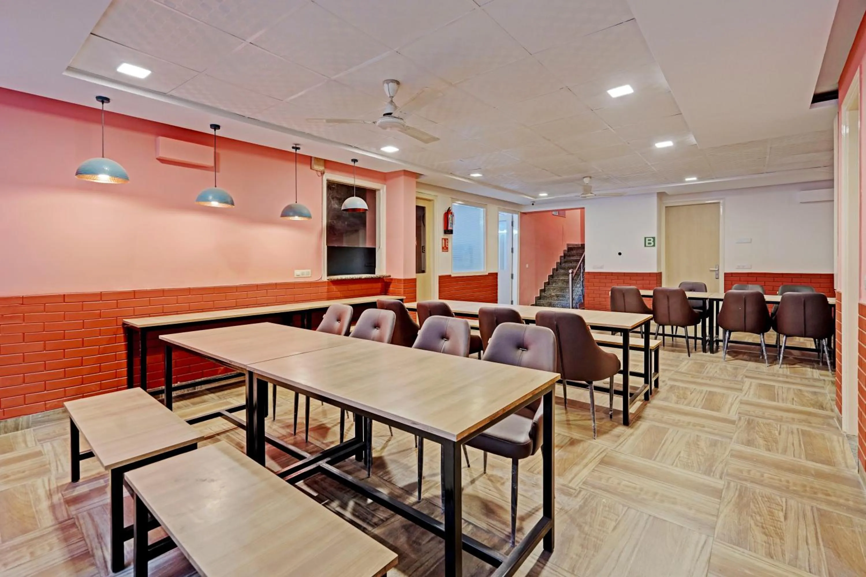 Dining area in The Byke Express Medicity Near Medanta