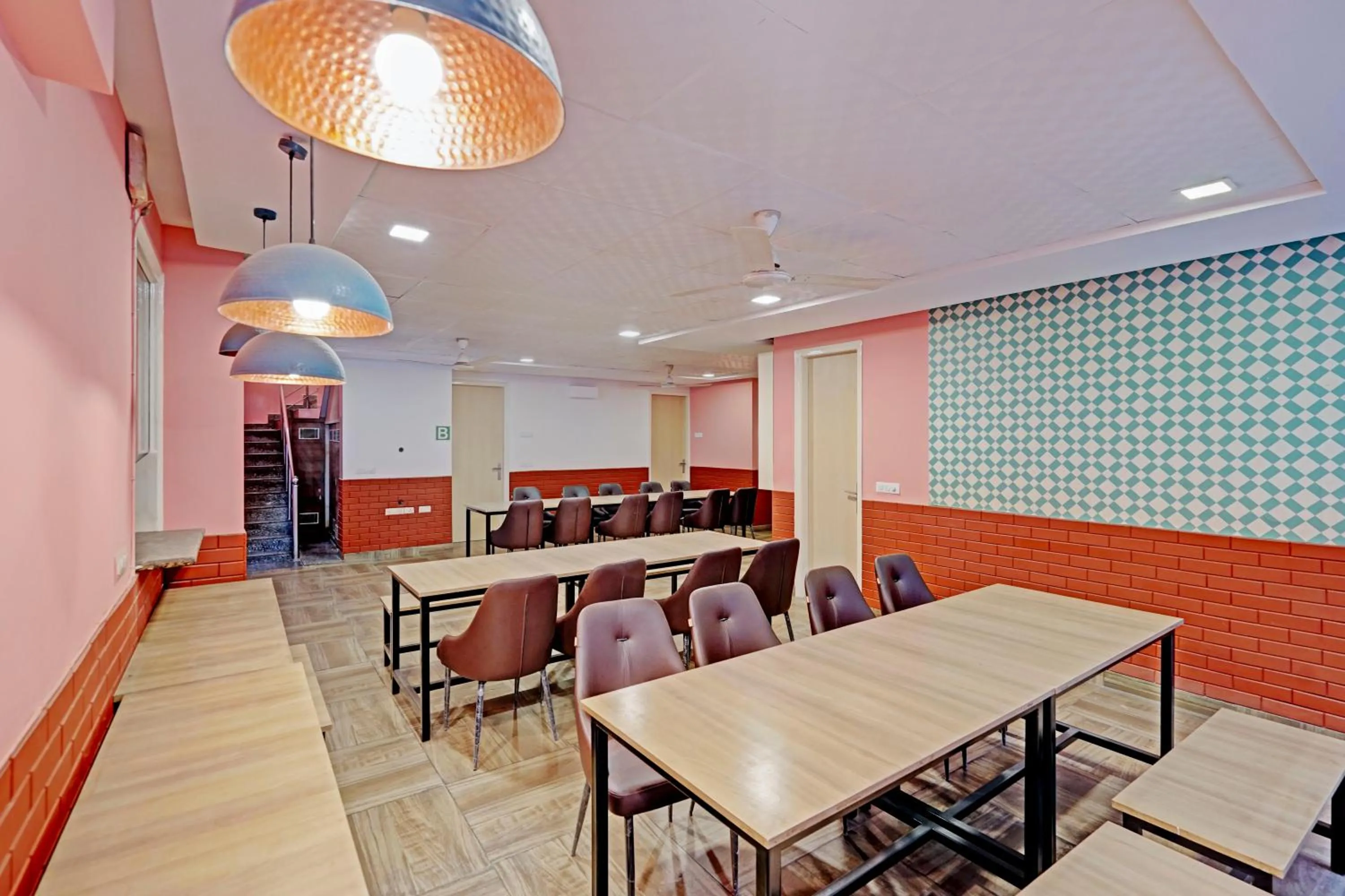 Dining area in The Byke Express Medicity Near Medanta