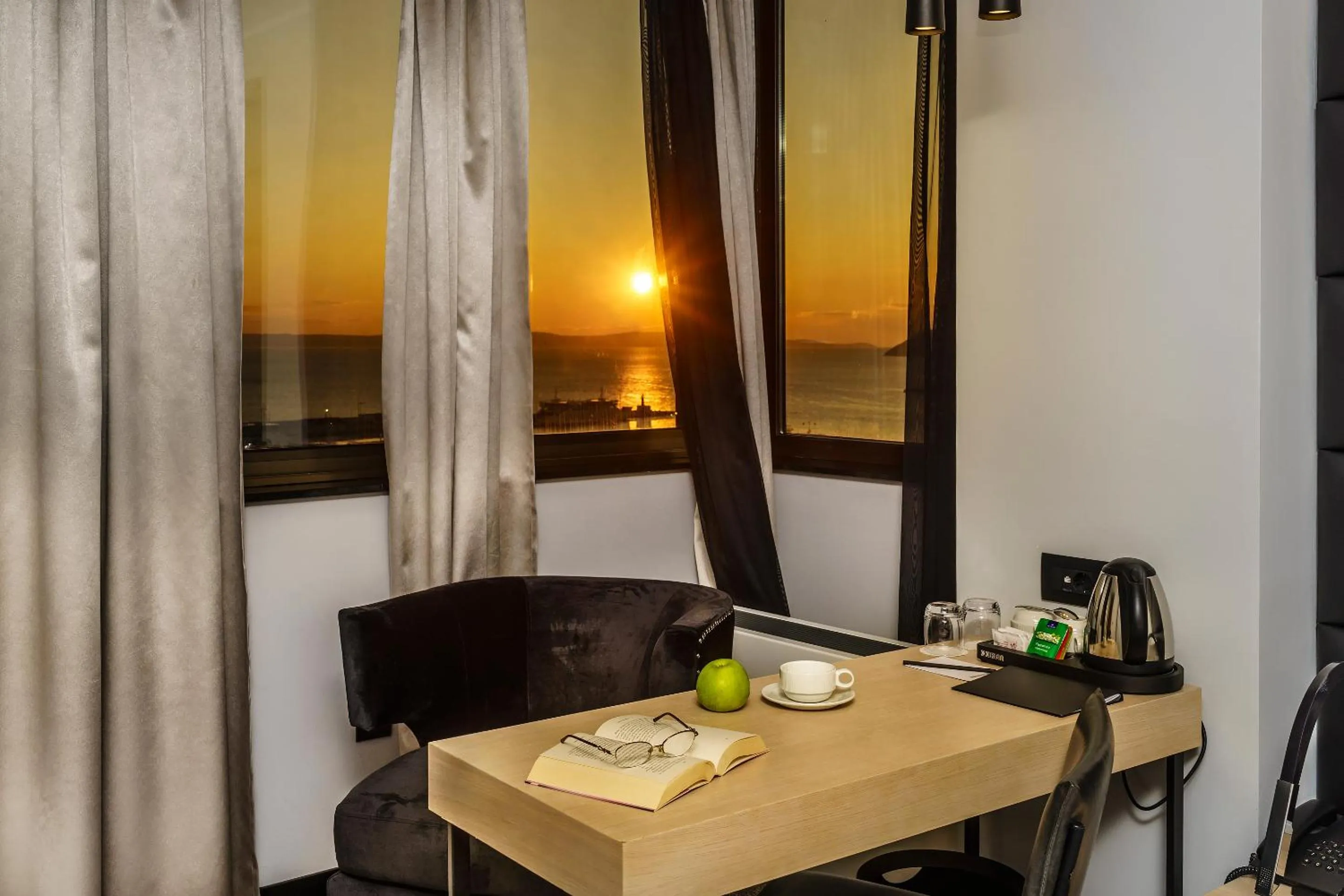 Seating area in The View Luxury Rooms