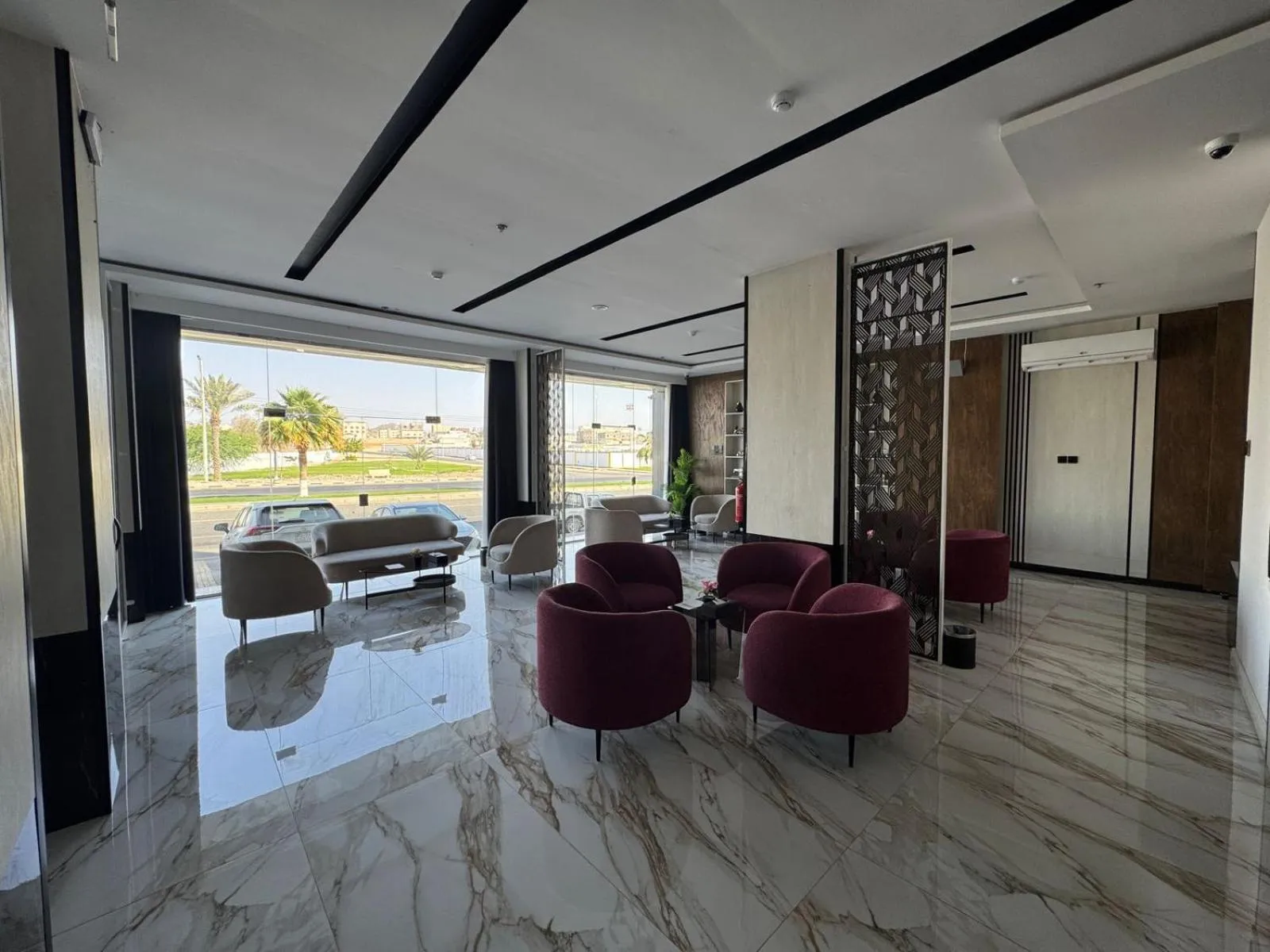 Seating area in Niyama Hotel