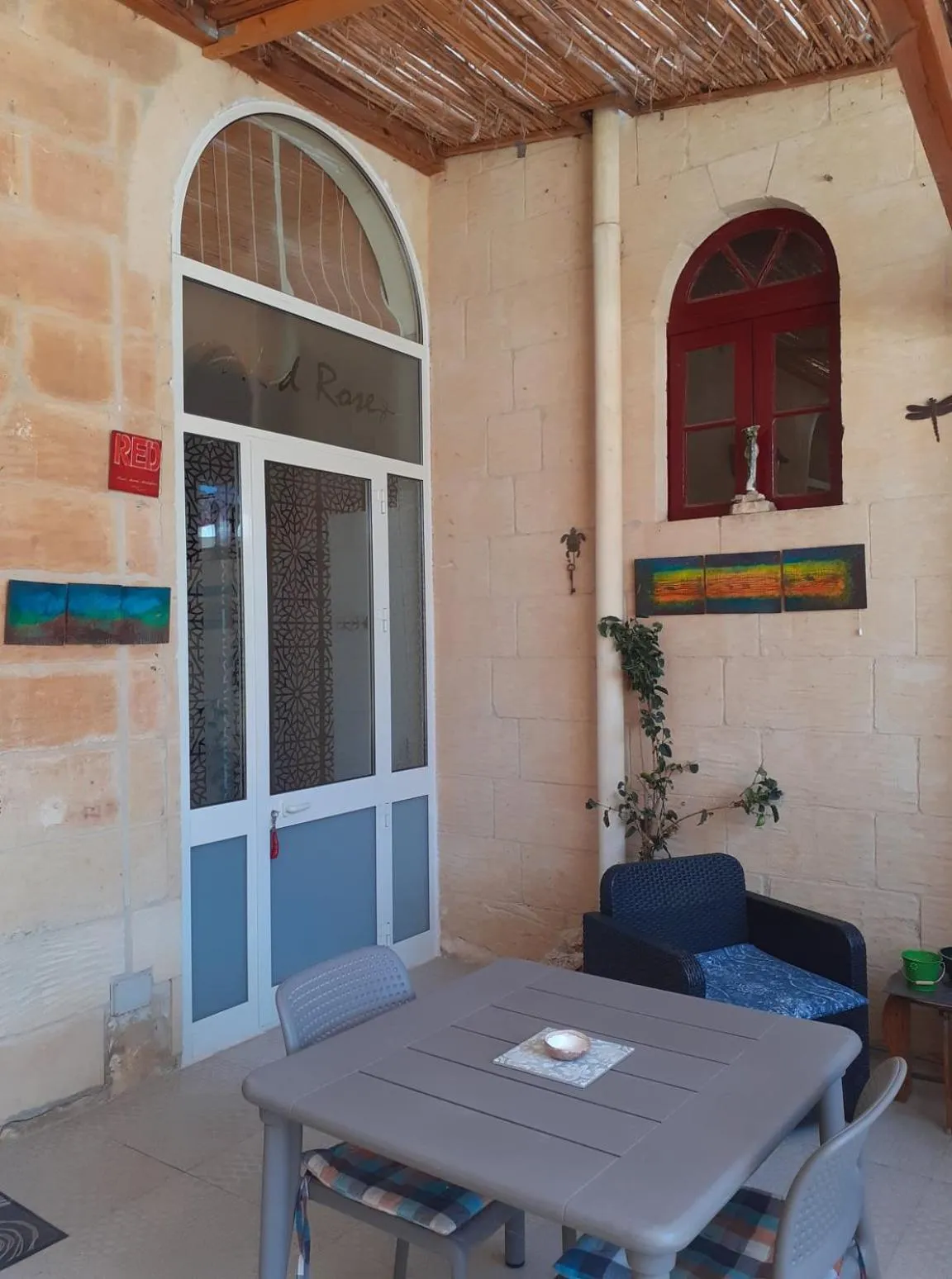 Patio in Charming B&B Dar Ta Zeppi