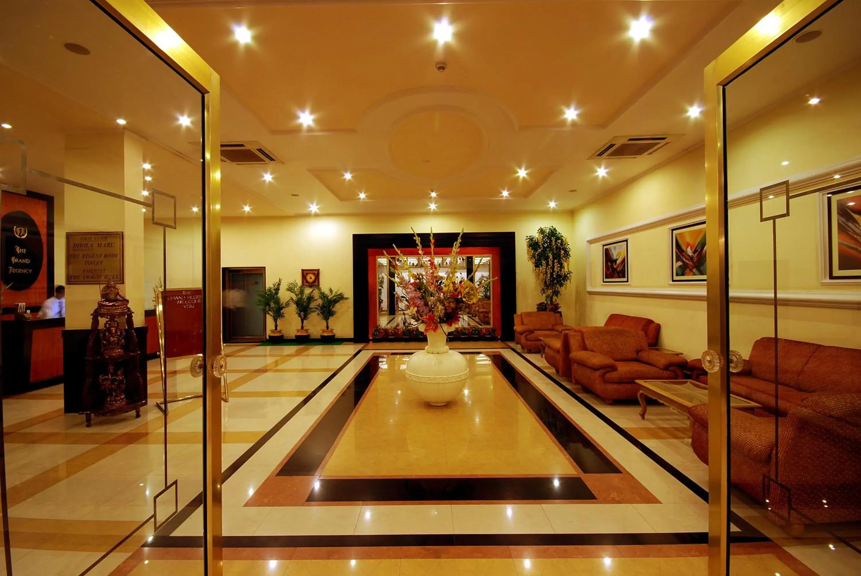 Lobby or reception in The Grand Regency Lobby or reception in The Grand Regency