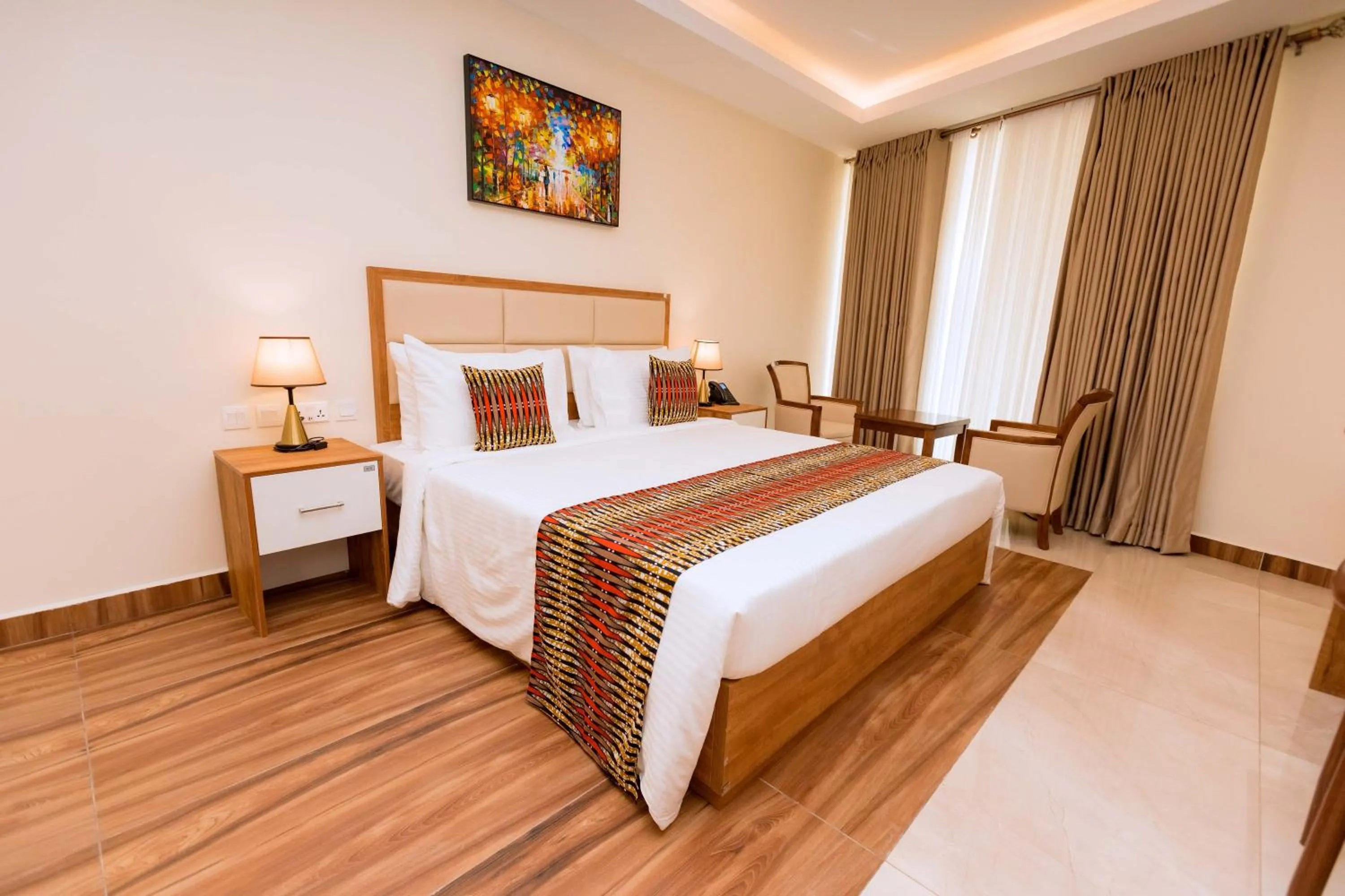 Bedroom, Bed in The Hut Restaurant & Boutique Hotel