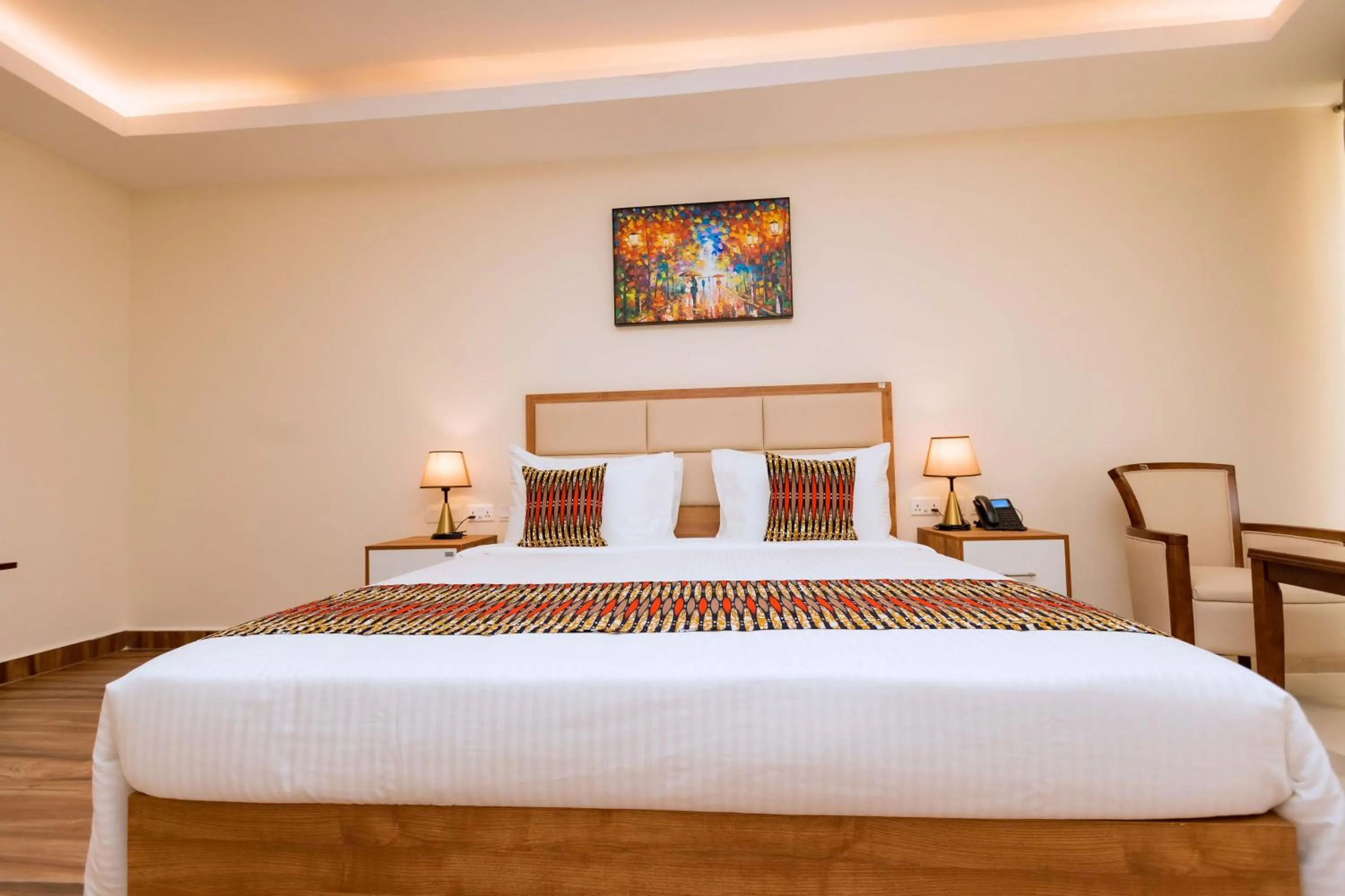 Photo of the whole room, Bed in The Hut Restaurant & Boutique Hotel