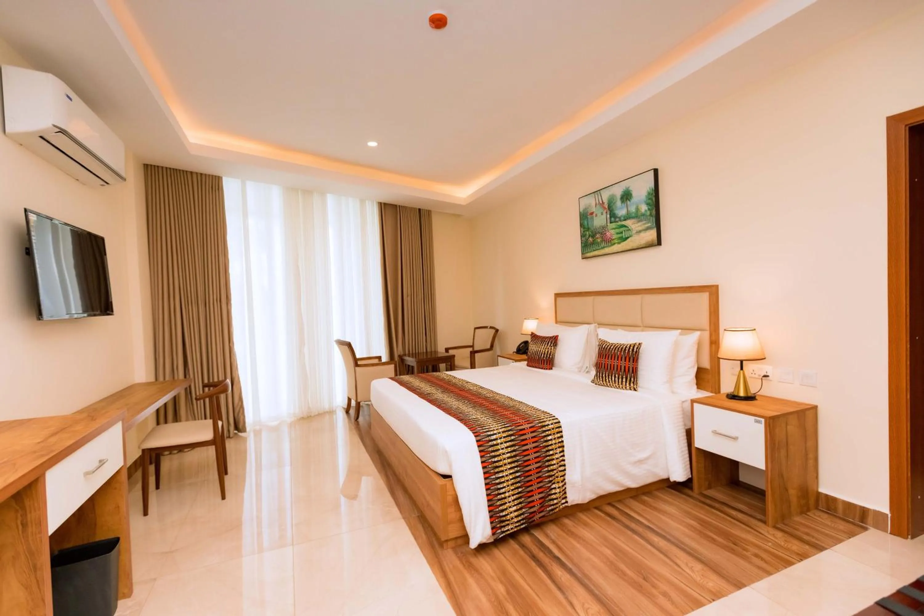 Bedroom, Bed in The Hut Restaurant & Boutique Hotel