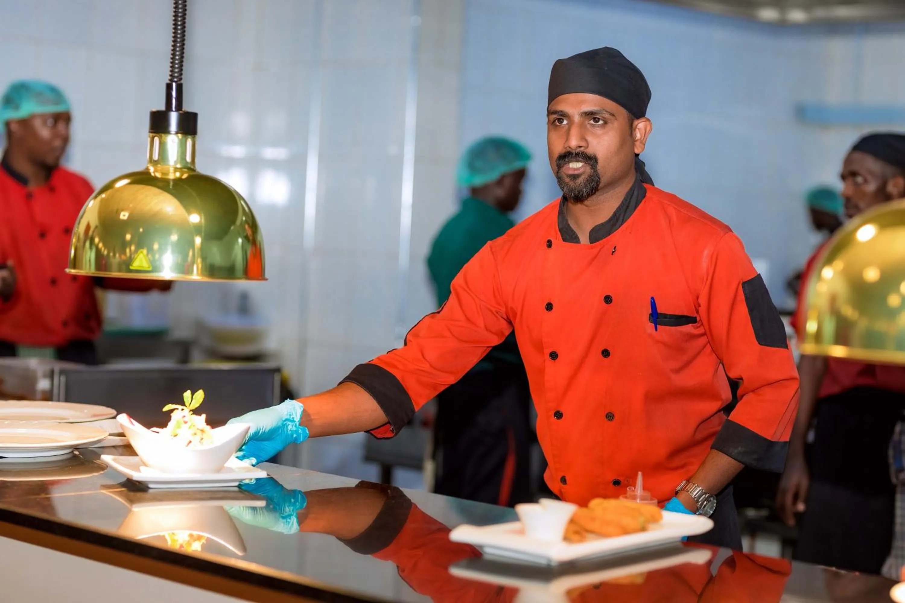 Food and drinks in The Hut Restaurant & Boutique Hotel