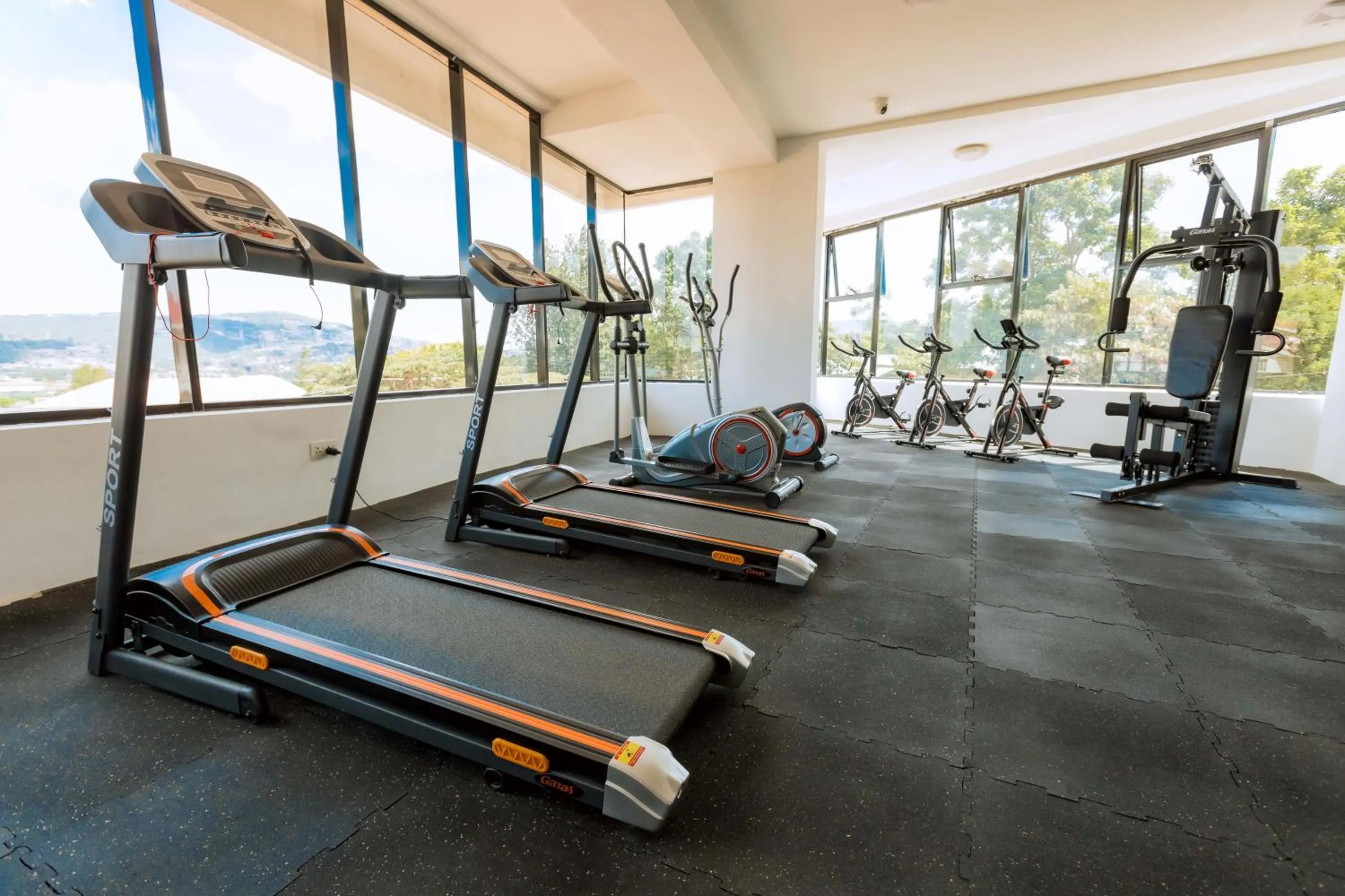 Fitness centre/facilities in The Hut Restaurant & Boutique Hotel