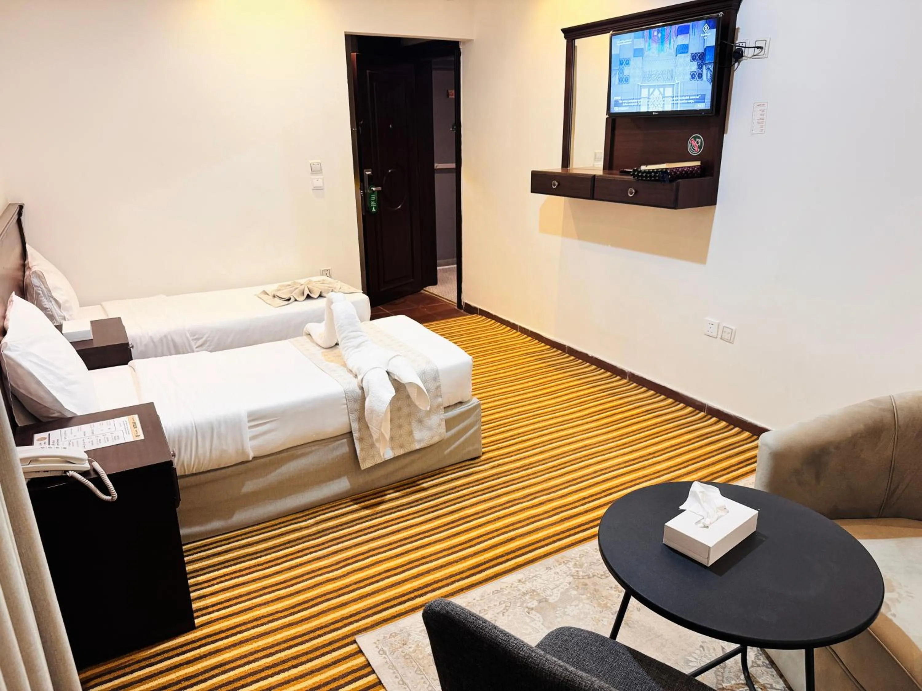 Bed in Cent Al Khair Hotel Makkah