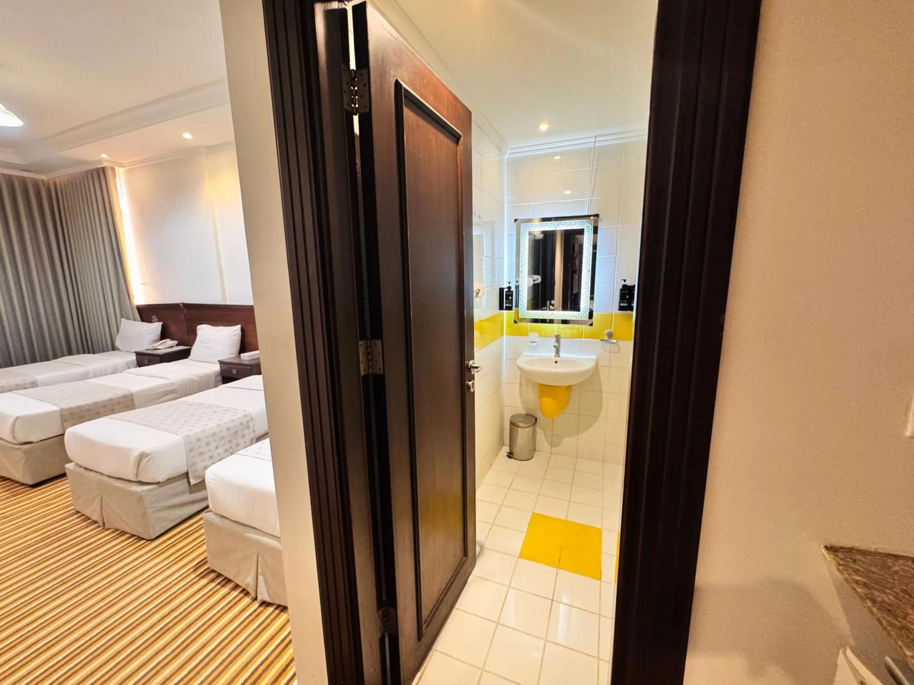 Bed in Cent Al Khair Hotel Makkah