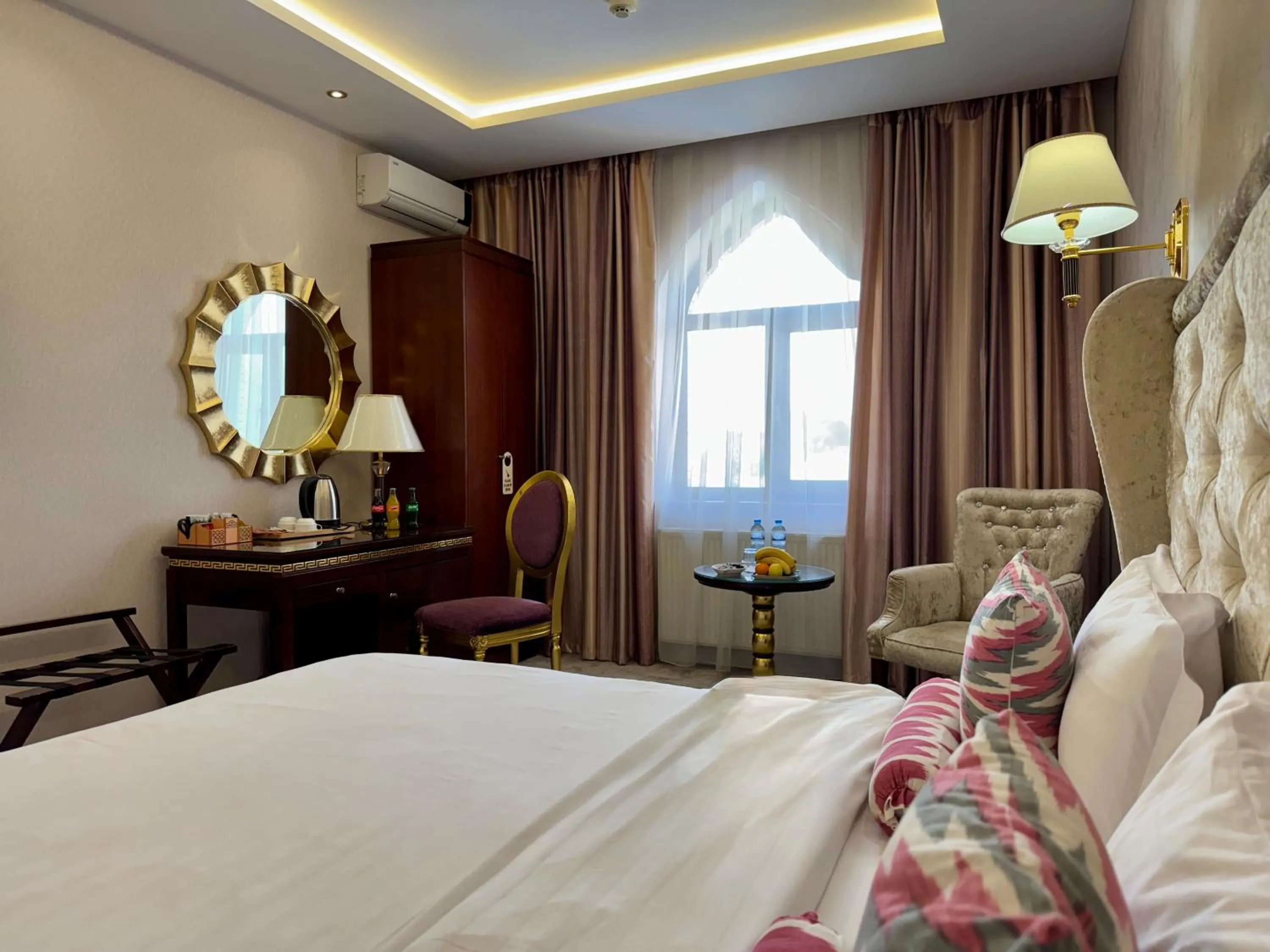 Bed in EmirHan Hotel