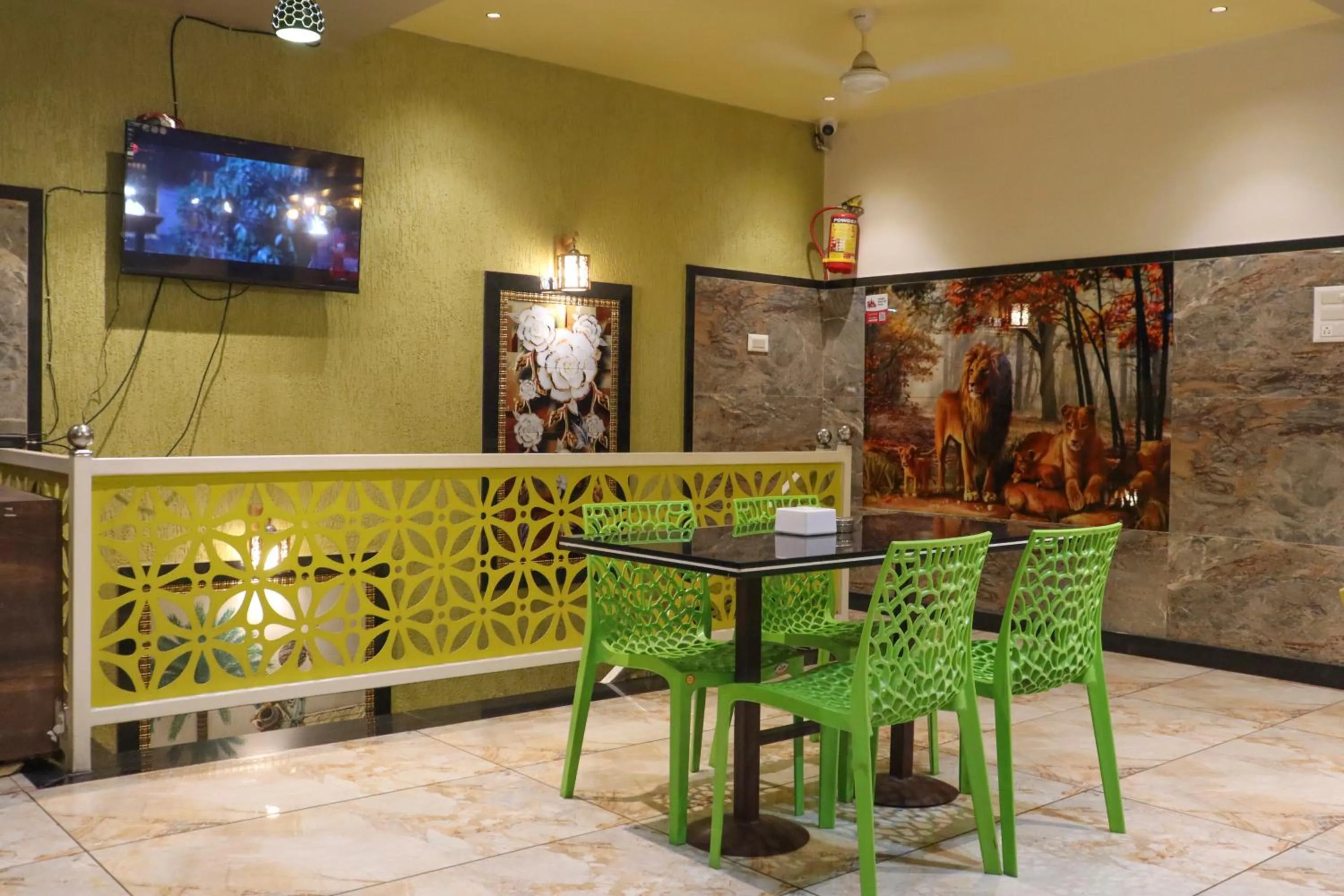 Dining area in Hotel Garuda Executive Latur