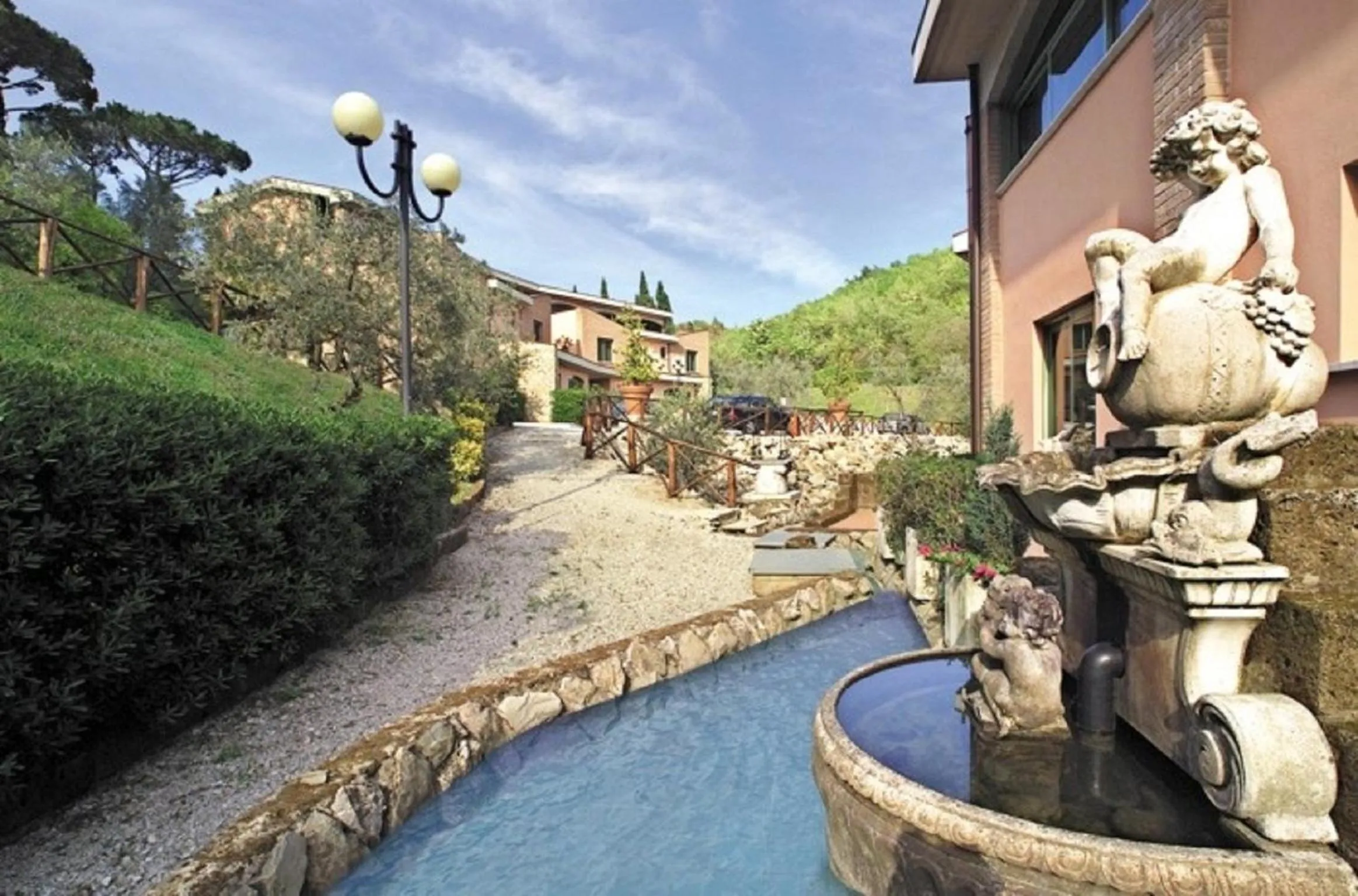 Decorative detail in Albergo Santa Barbara