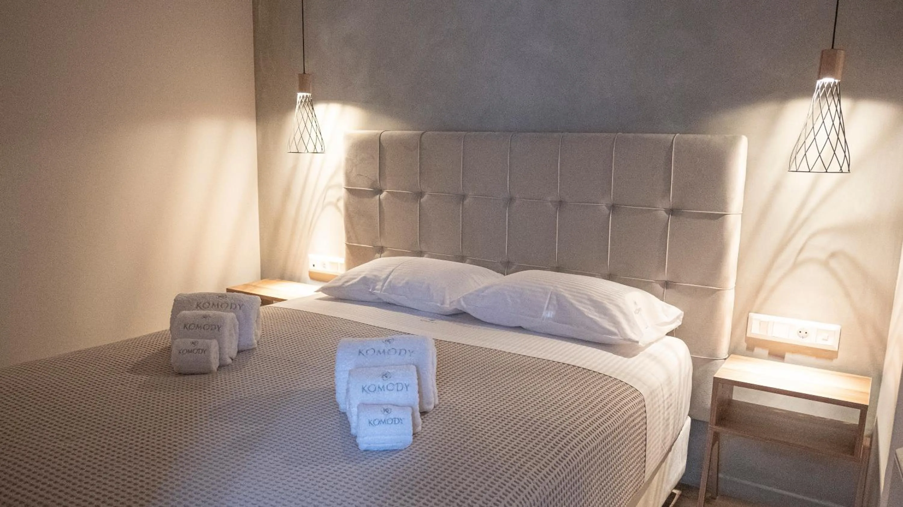 Bedroom, Bed in Komody Apartments