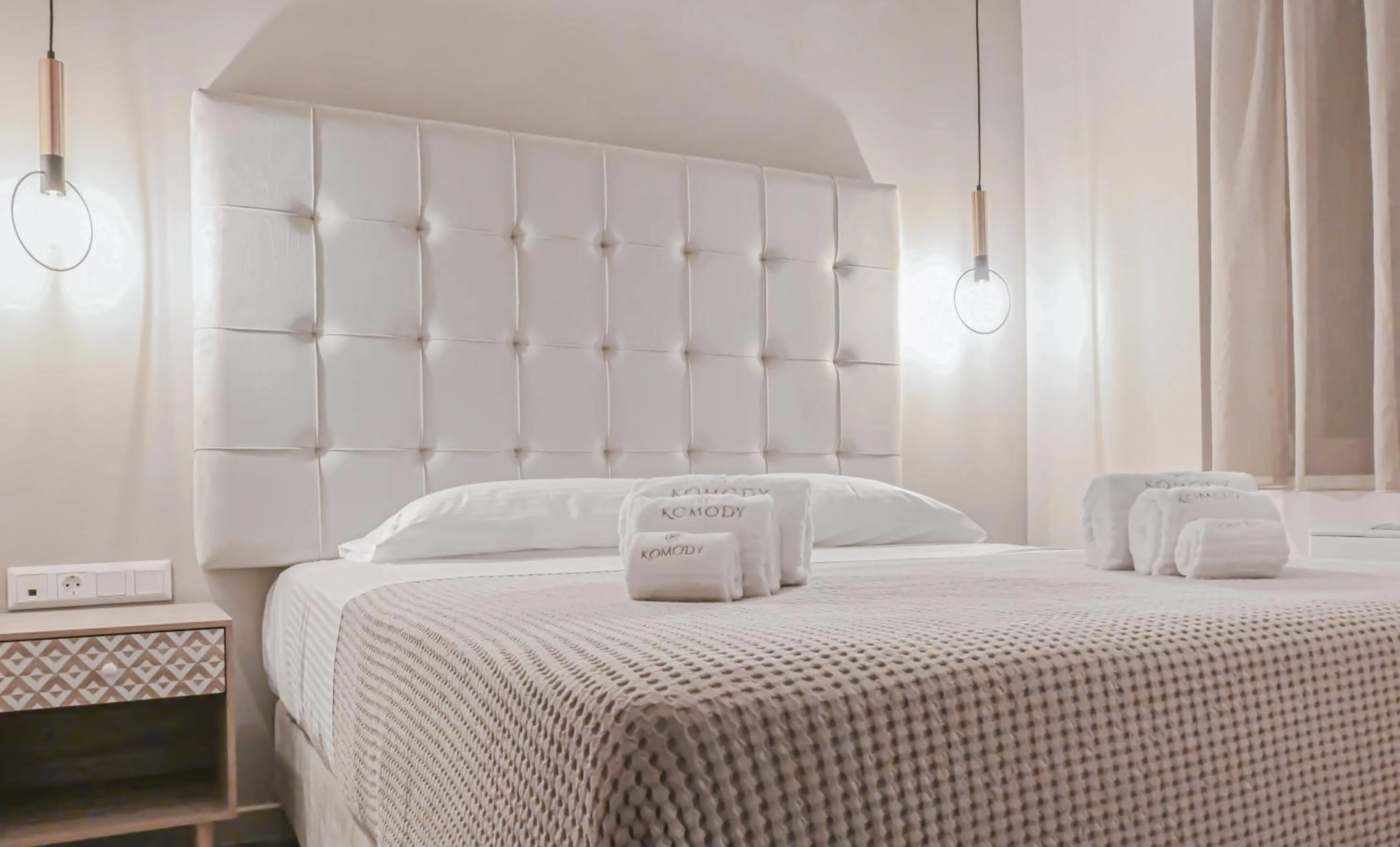 Bedroom, Bed in Komody Apartments