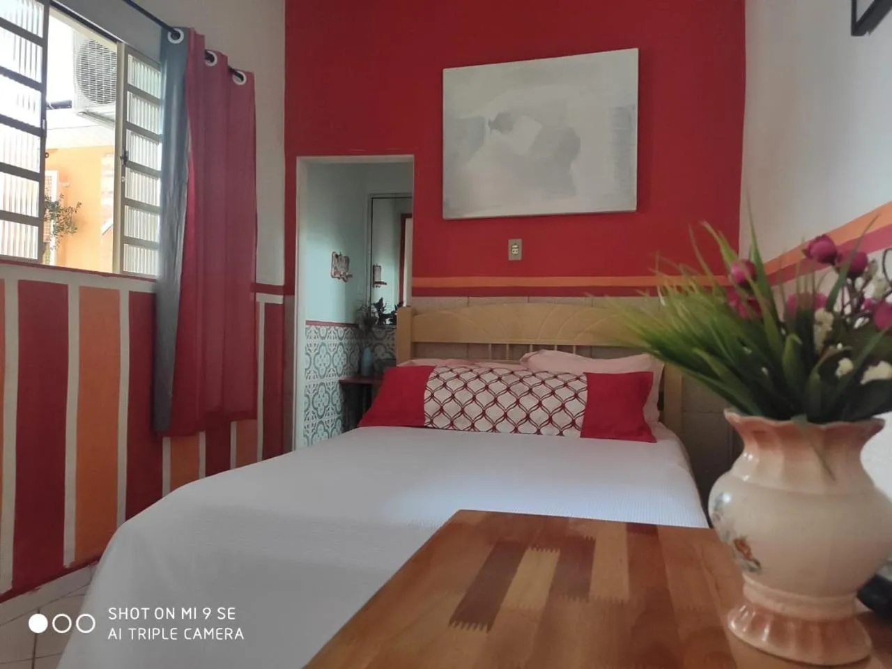 Bed in Pousada São João Batista