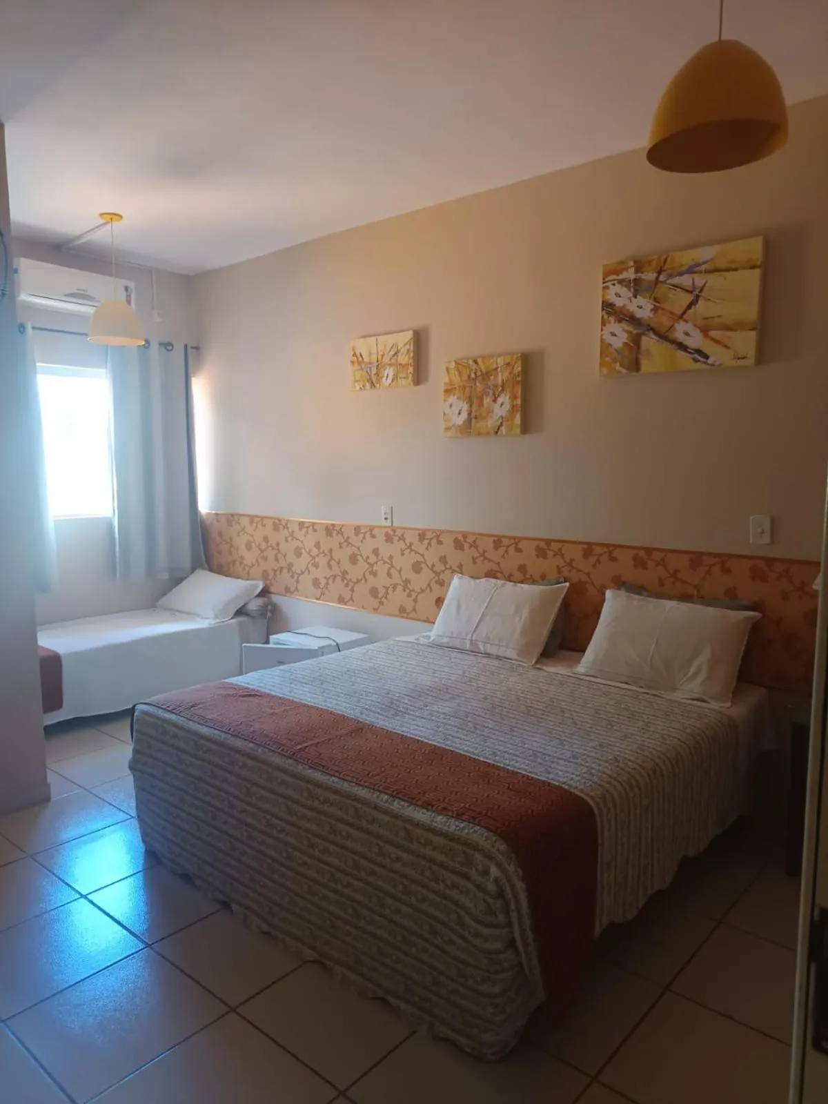 Bed in Pousada São João Batista