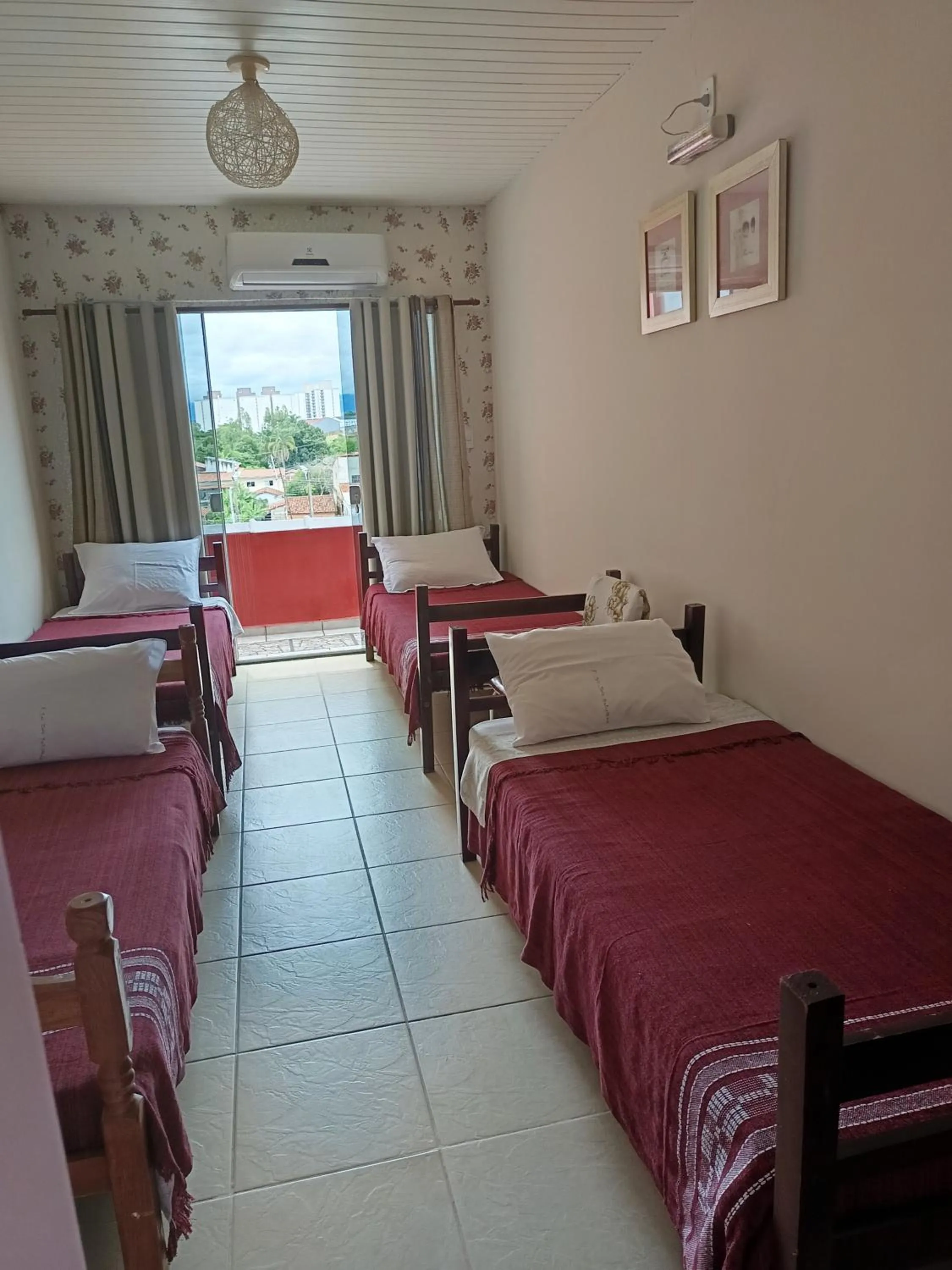 Bed in Pousada São João Batista