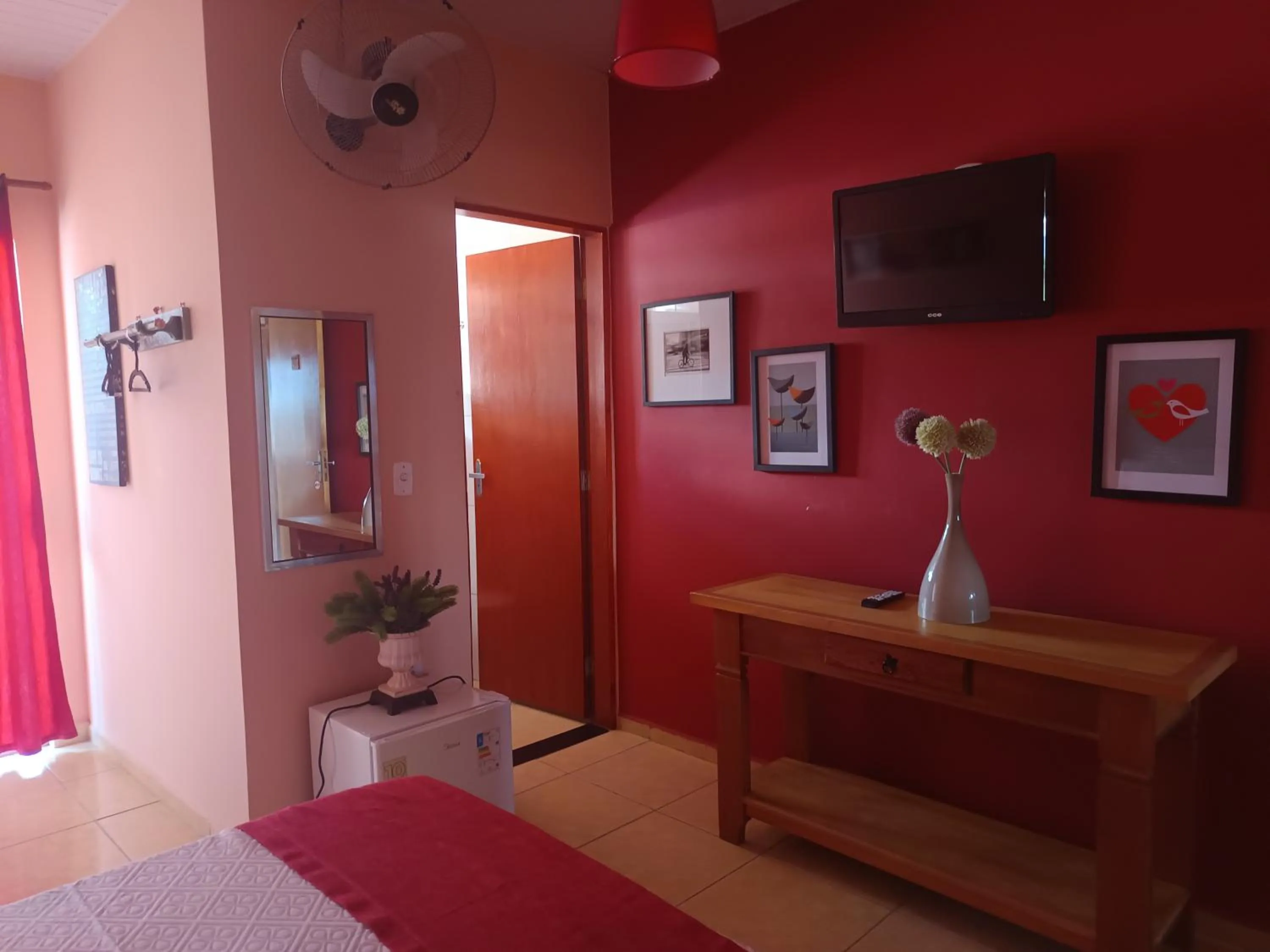 Bed in Pousada São João Batista