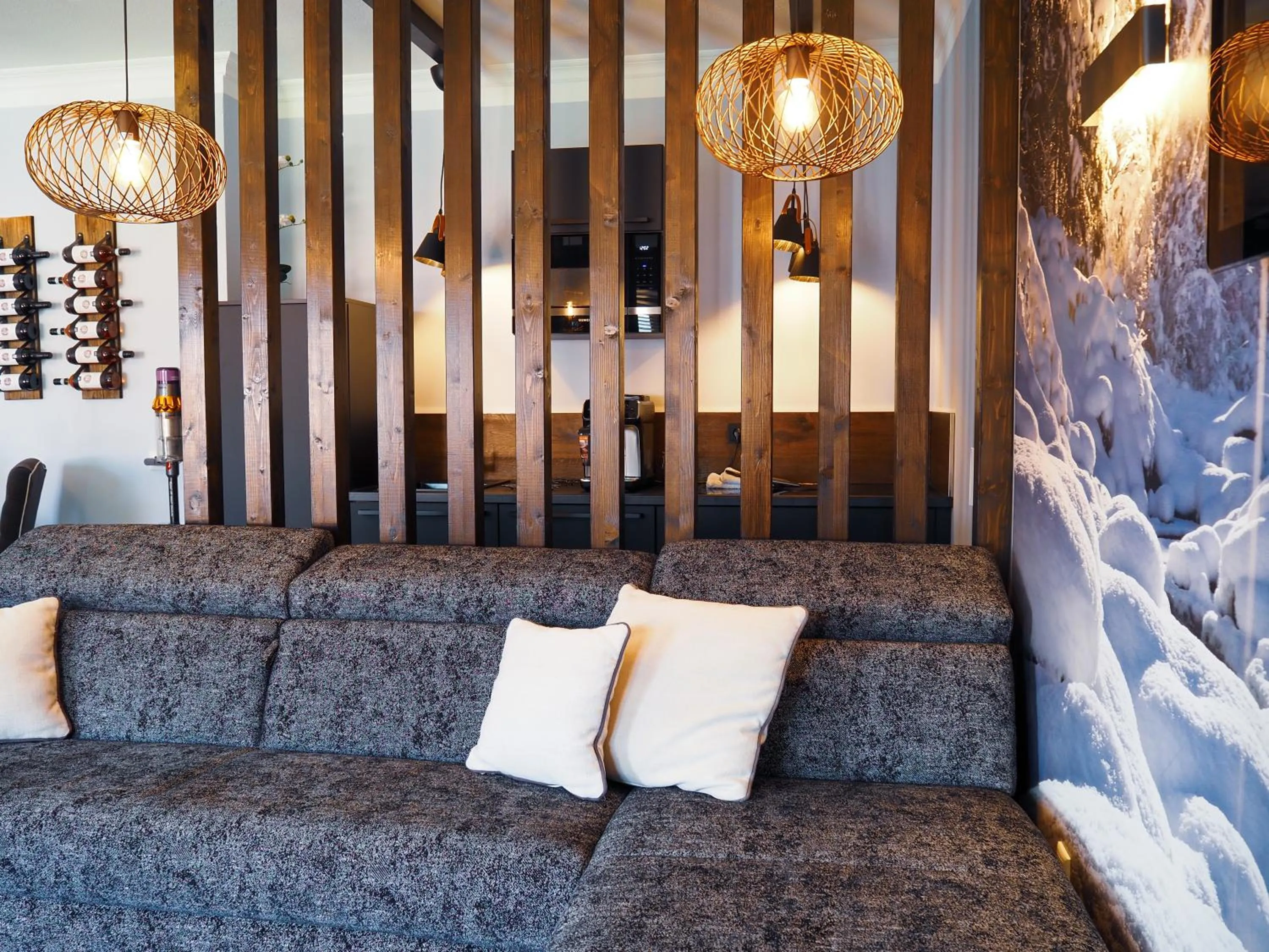 Kitchen or kitchenette in Design Hotel ALPENLIEBE - - - - Boutique-Flair - - - -