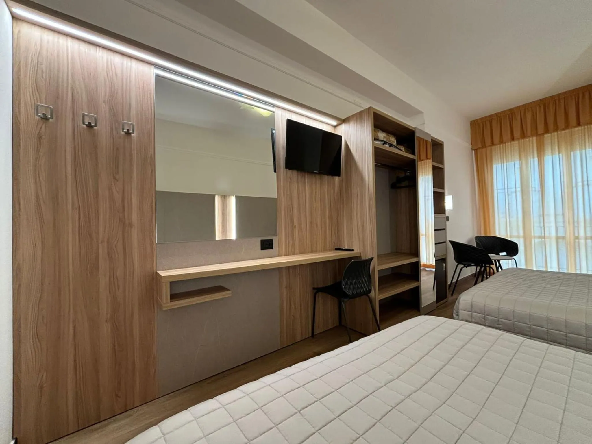 Bed in Hotel Cobalto