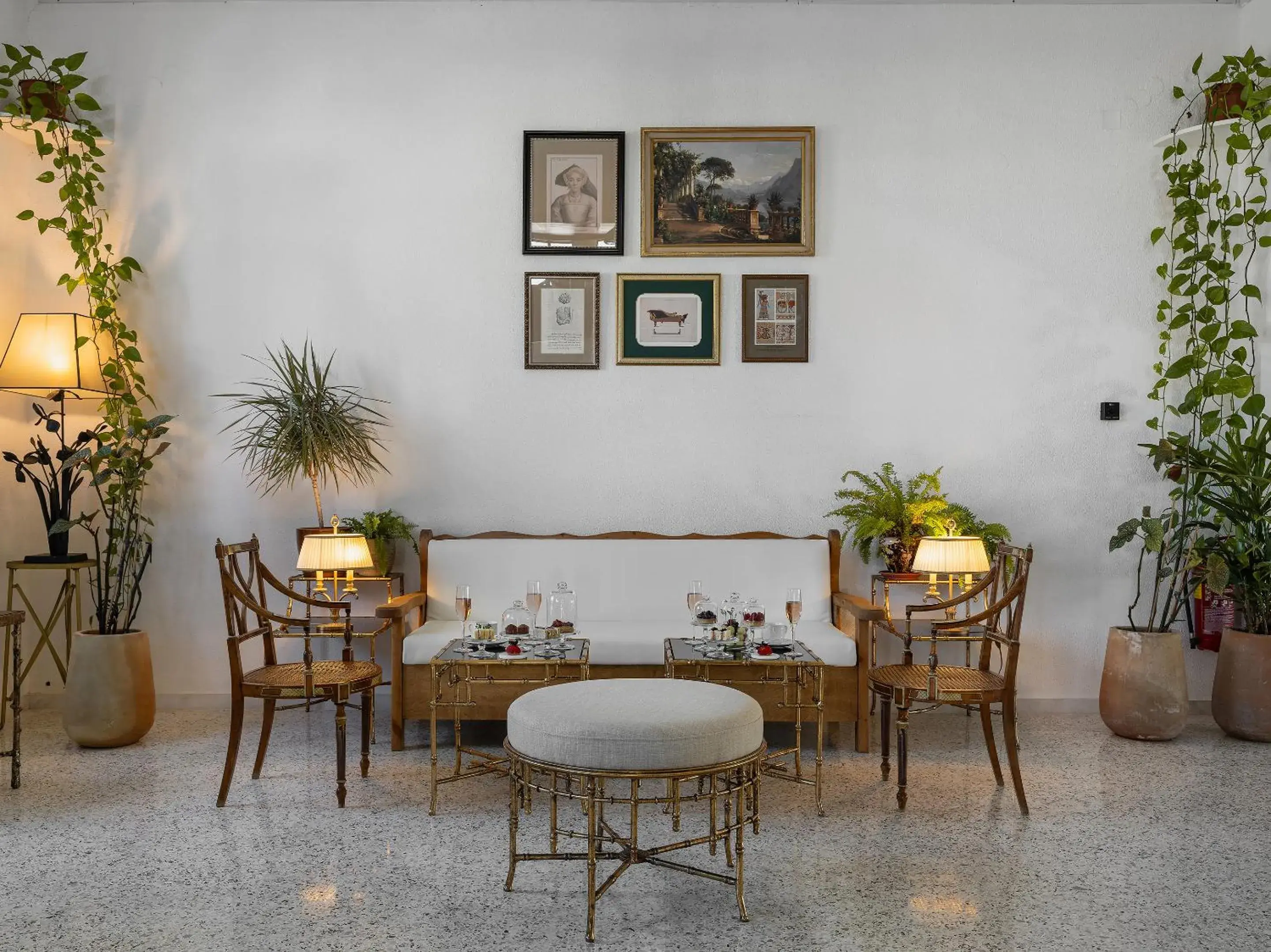 Living room in Caramel, A Grecotel Resort to Live Living room in Caramel, A Grecotel Resort to Live