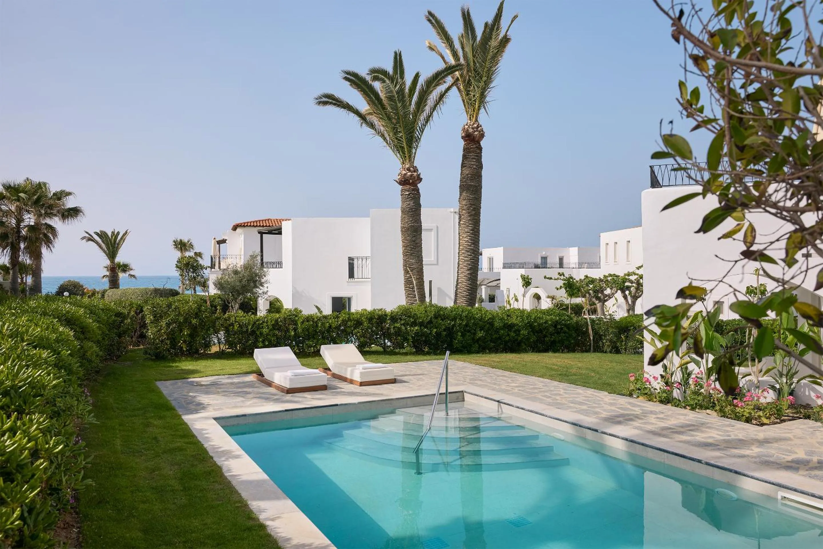 Pool view in Caramel, A Grecotel Resort to Live