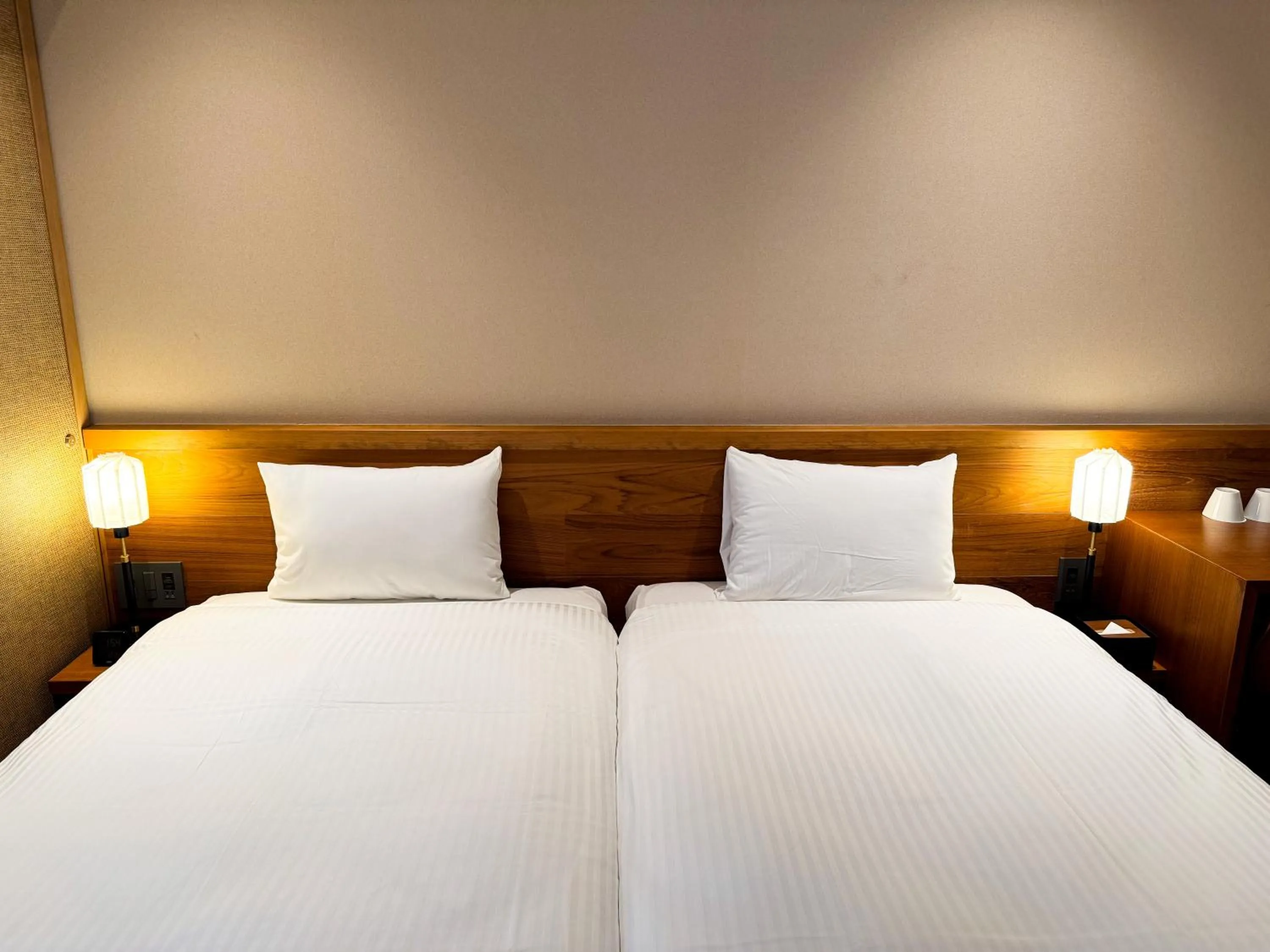 Bed in hotel Bell・Kyoto