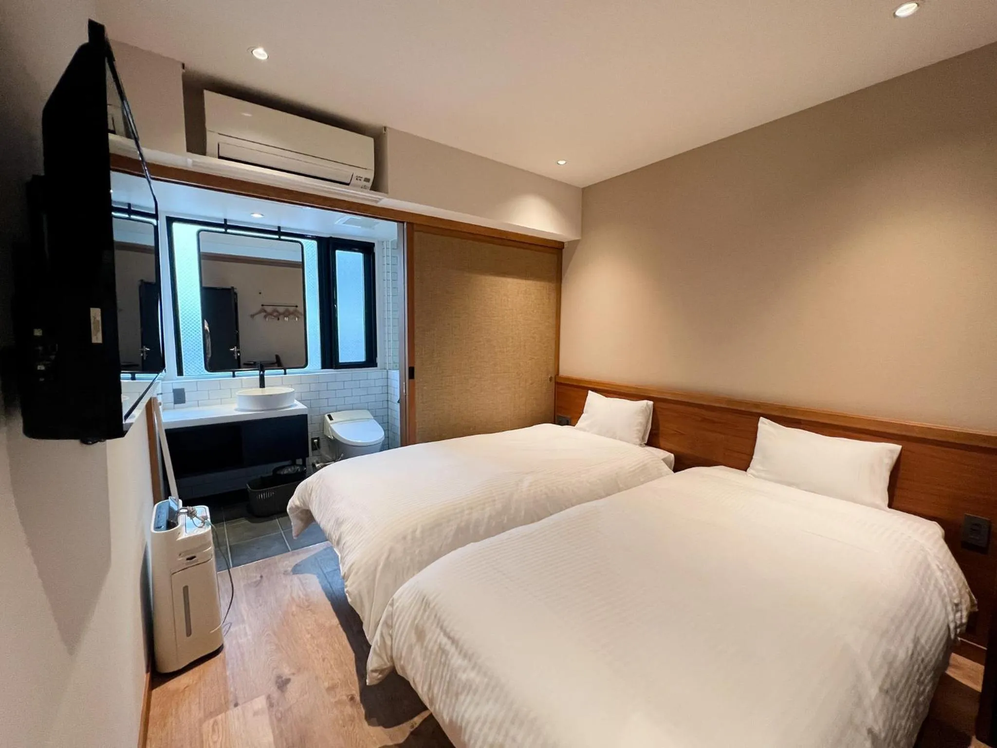 Bed in hotel Bell・Kyoto