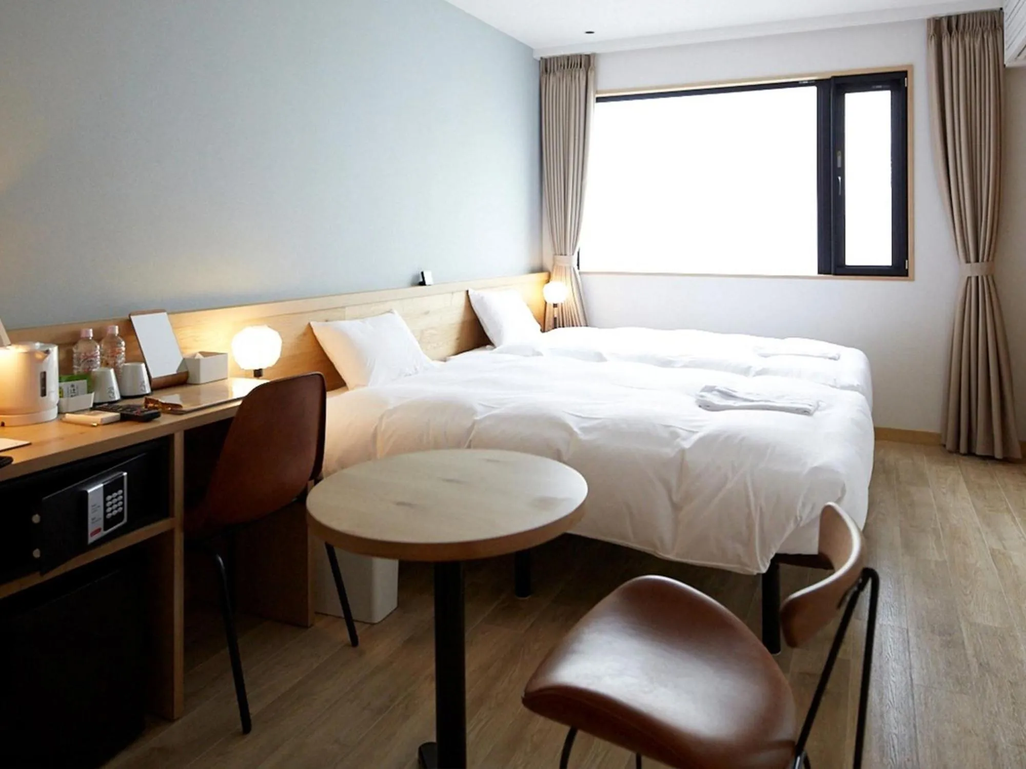 Bed in hotel Bell・Kyoto