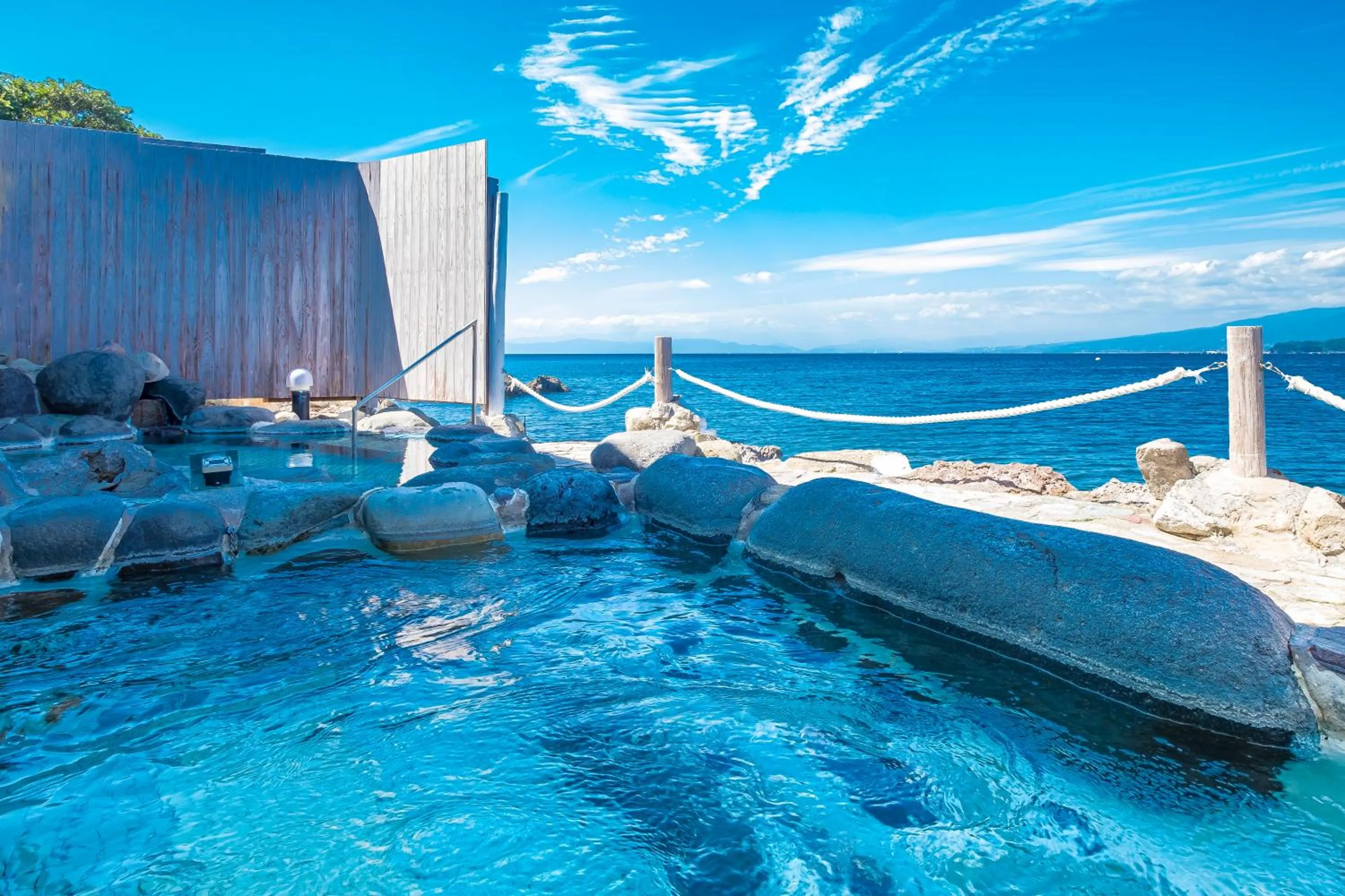 Hot Spring Bath in Awashima Hotel