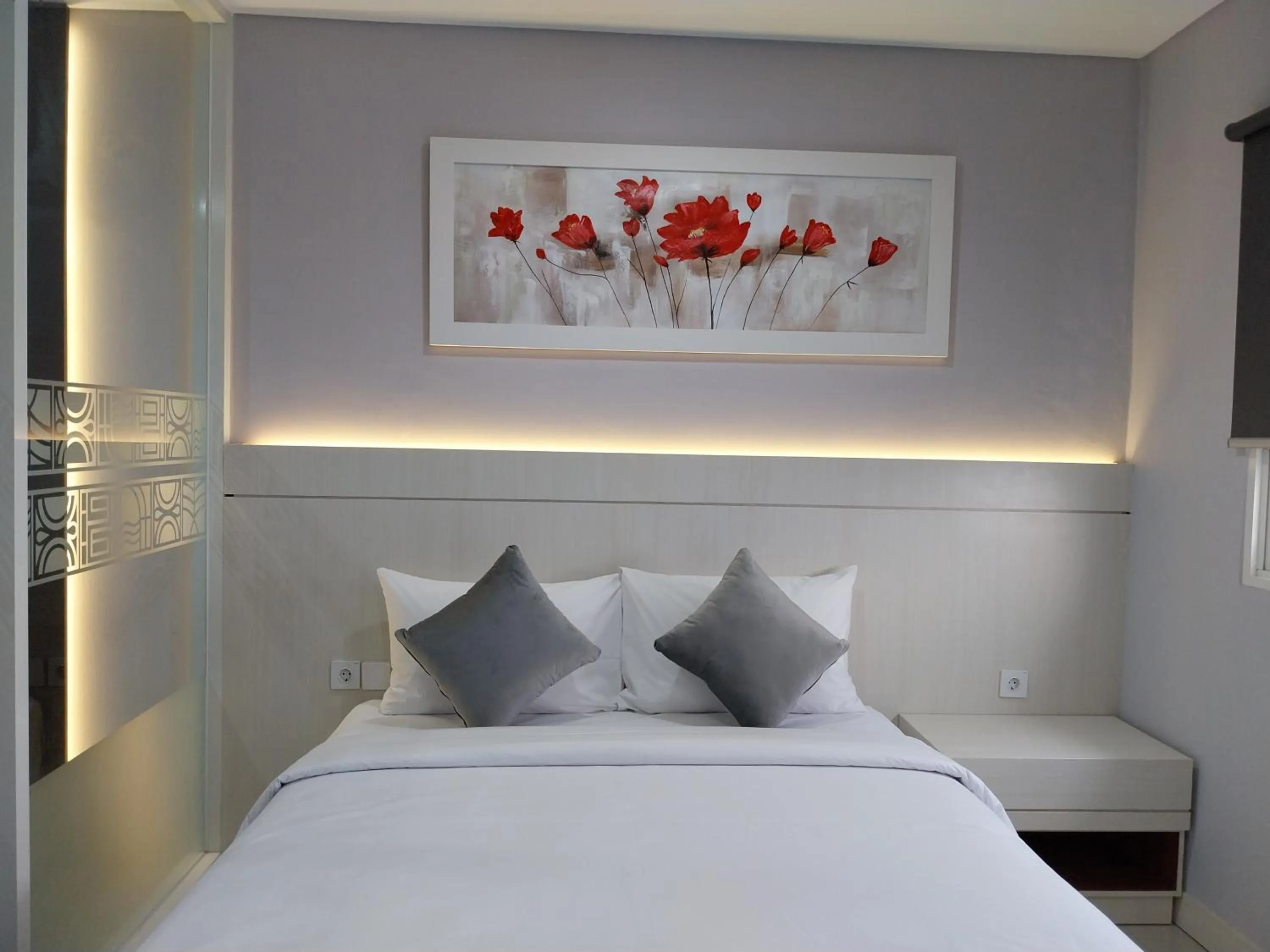 Bed in Daima Suites Margonda