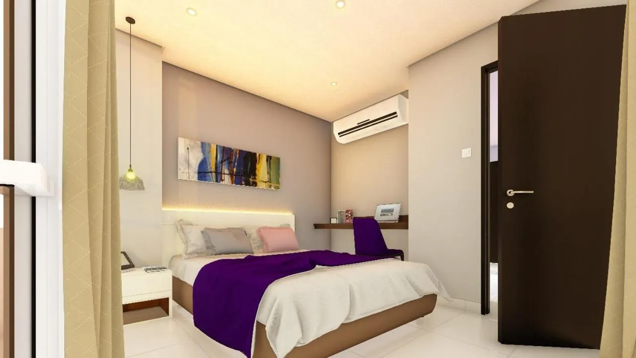 Bedroom, Bed in Daima Suites Margonda
