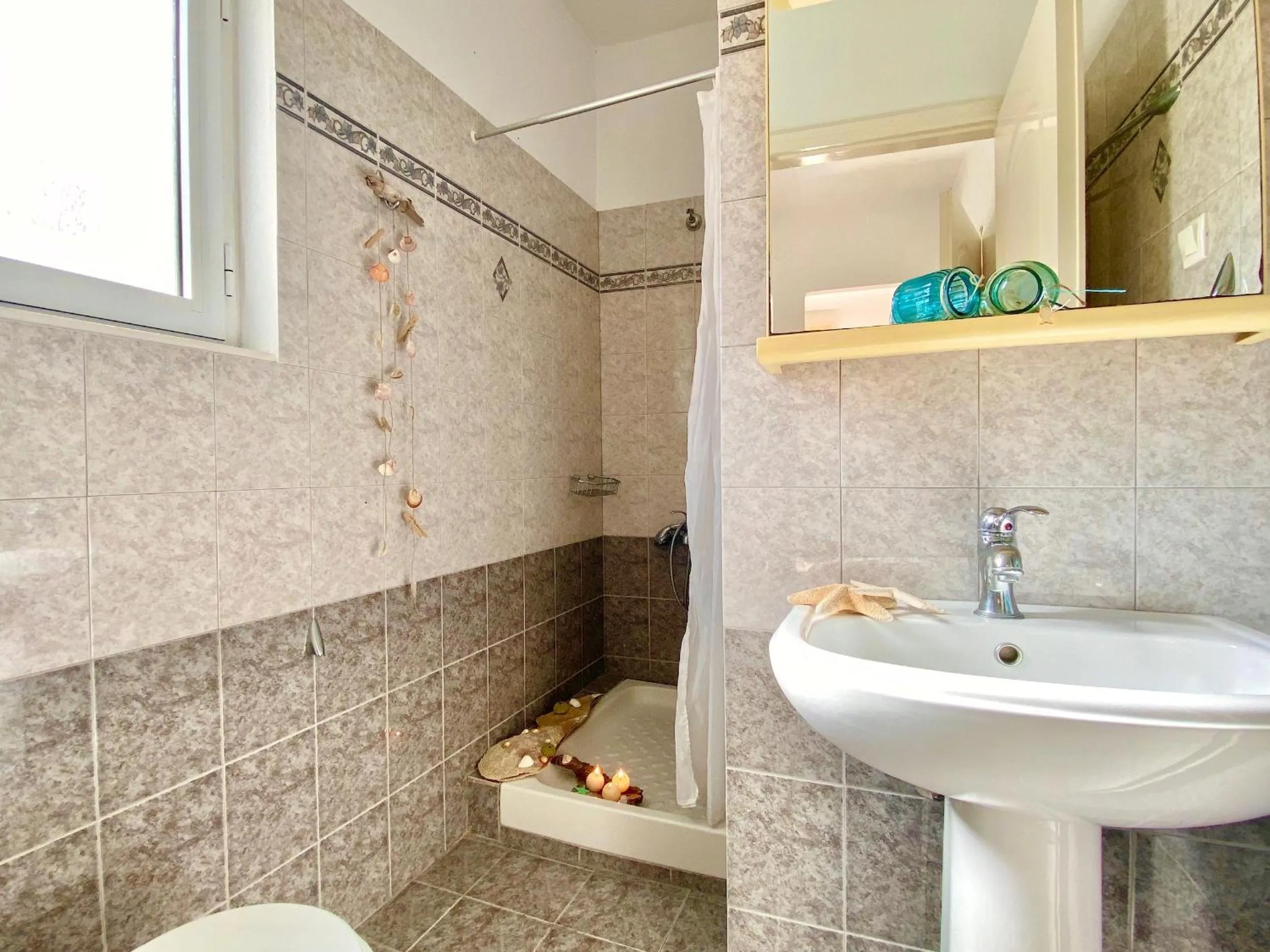 Bathroom in SeaFront Villa Ourania