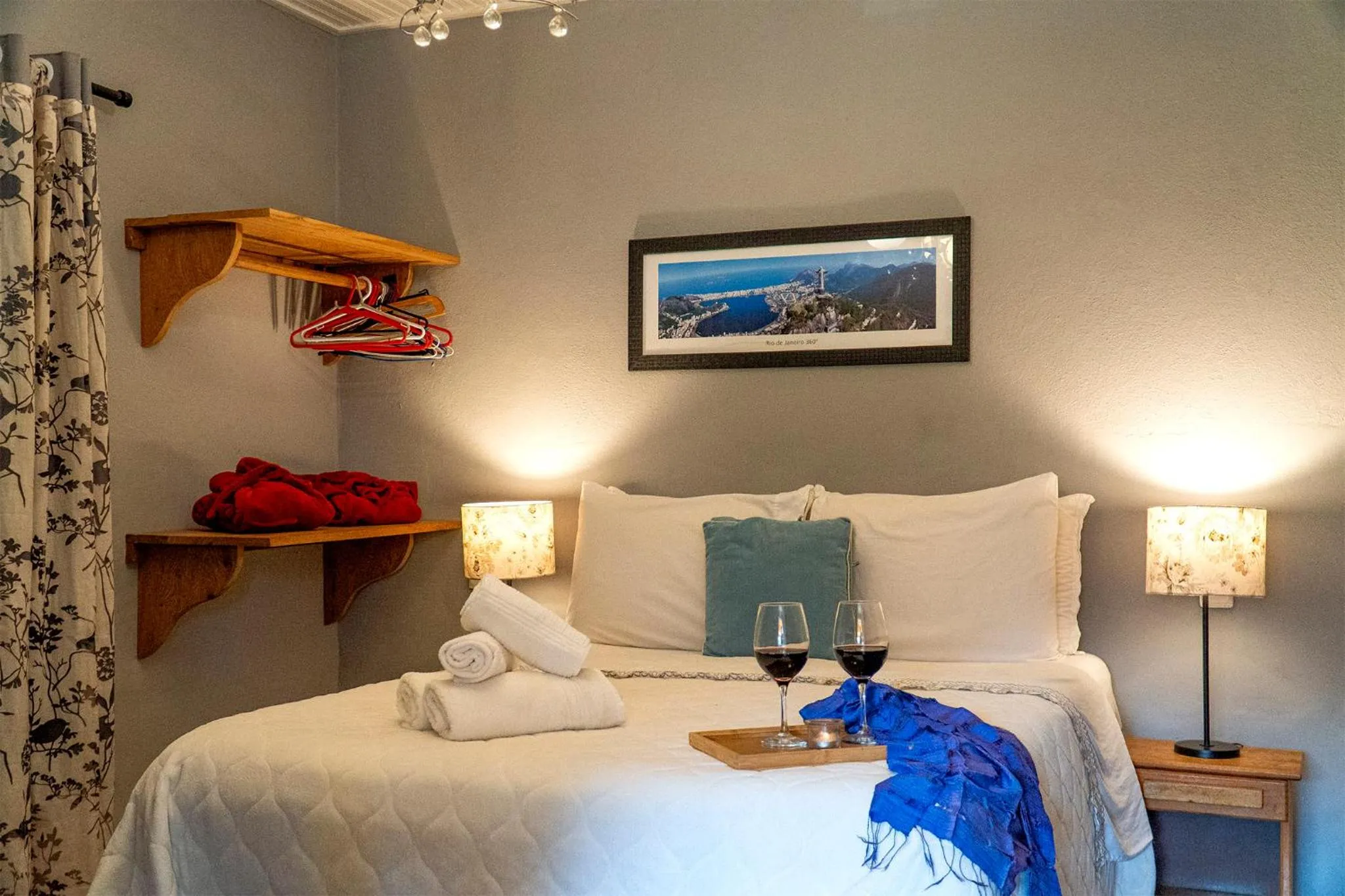 Bed in Pousada Refúgio das Aves