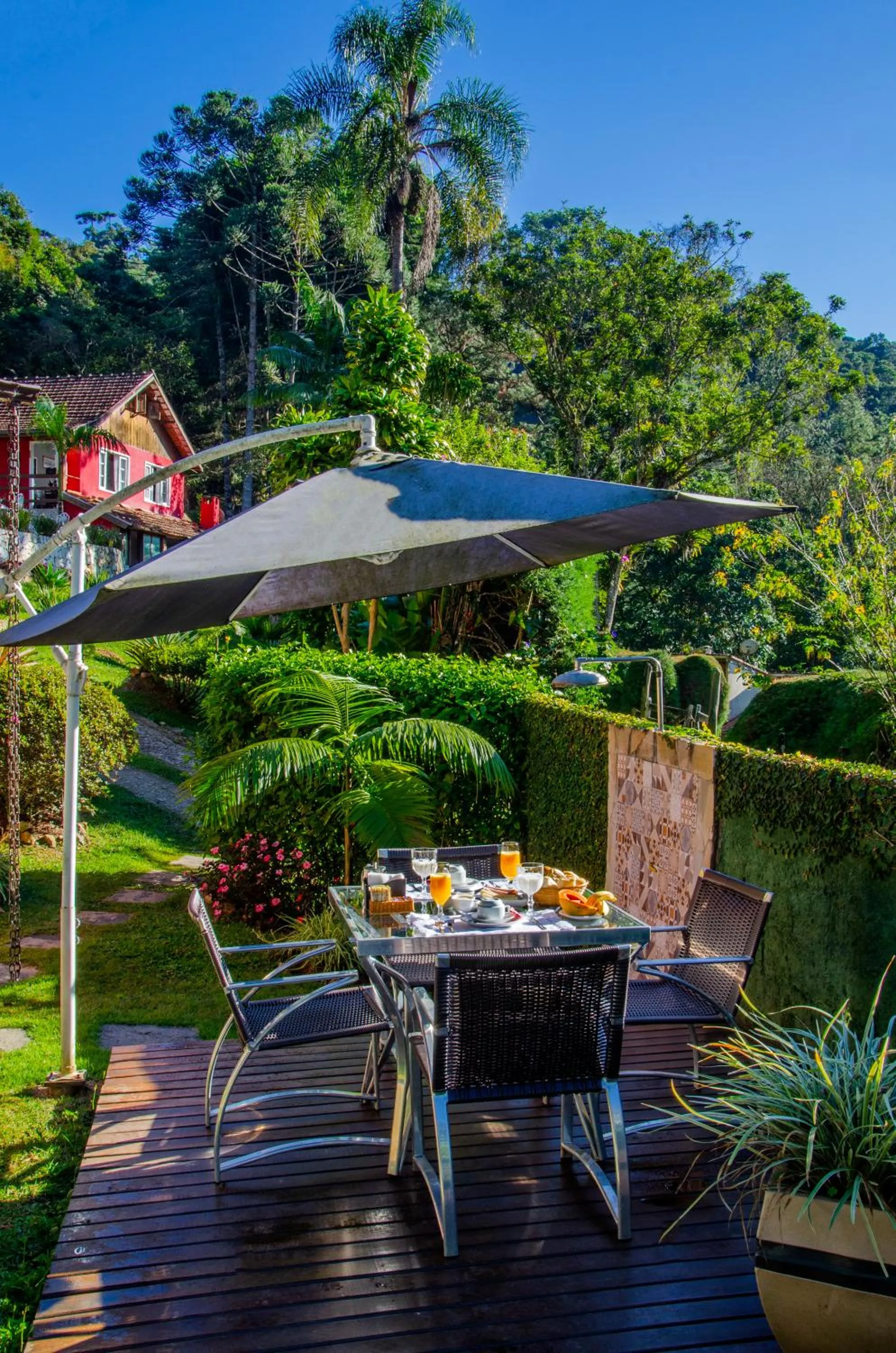 Breakfast in Pousada Refúgio das Aves