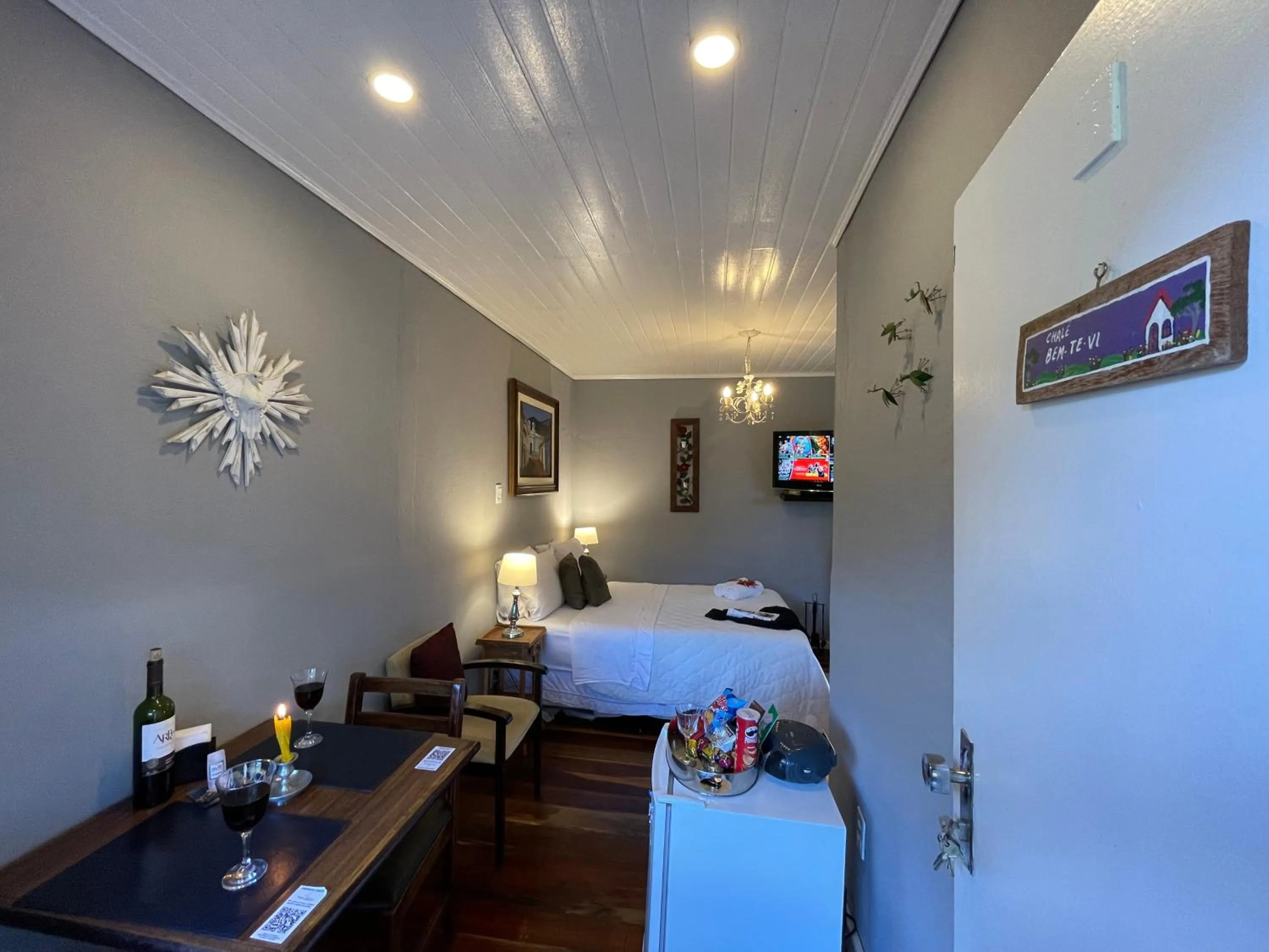 Bed in Pousada Refúgio das Aves