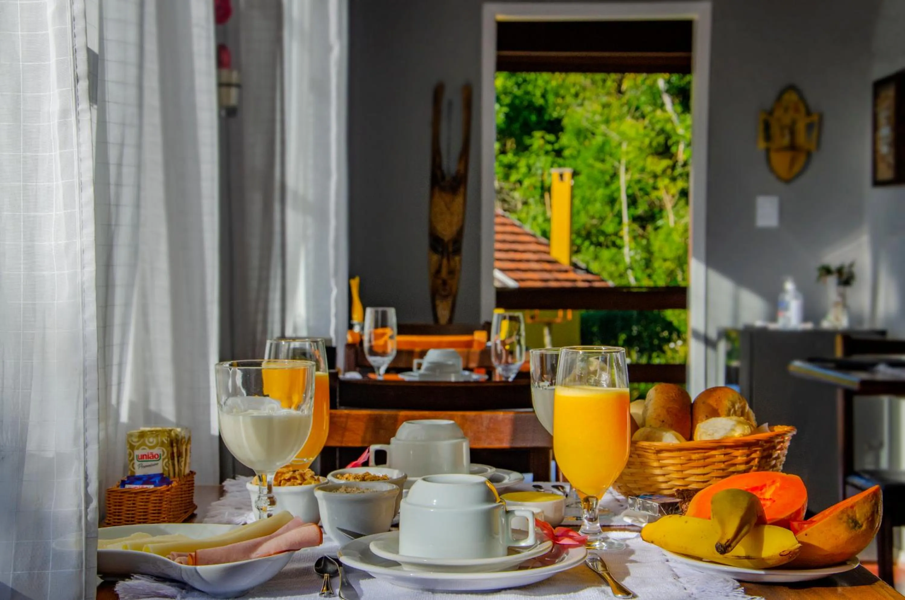 Breakfast in Pousada Refúgio das Aves