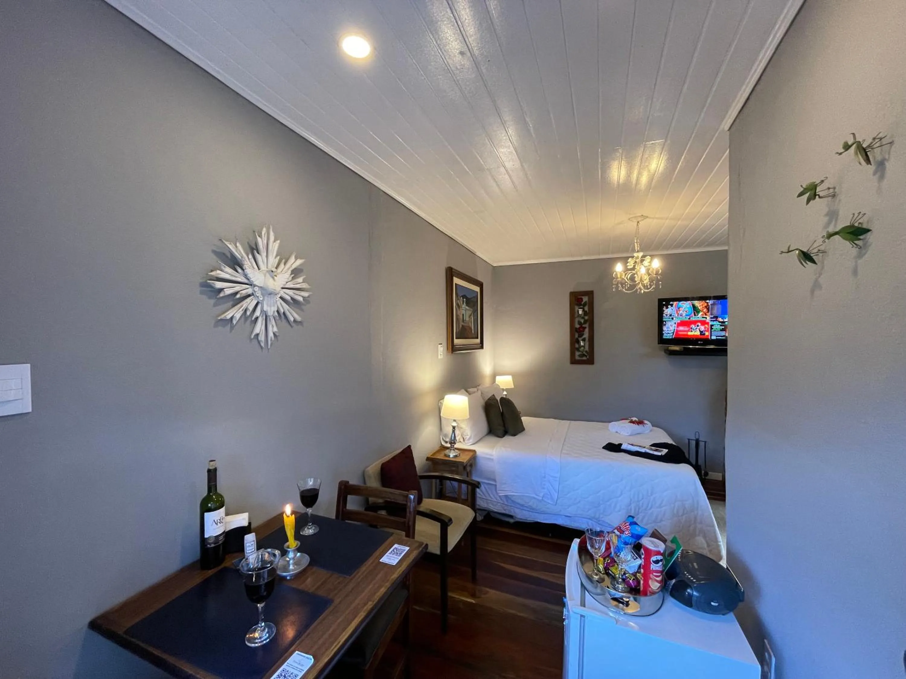 Bed in Pousada Refúgio das Aves