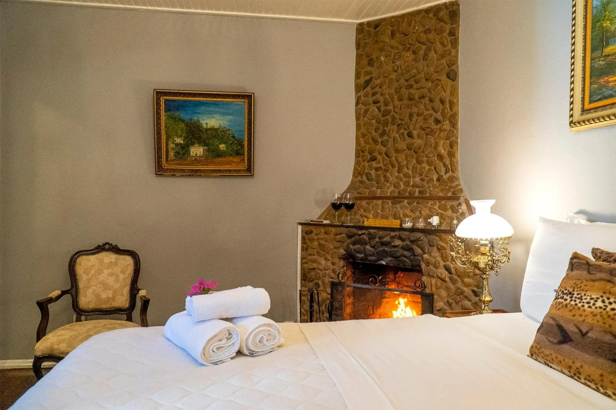 Bed in Pousada Refúgio das Aves